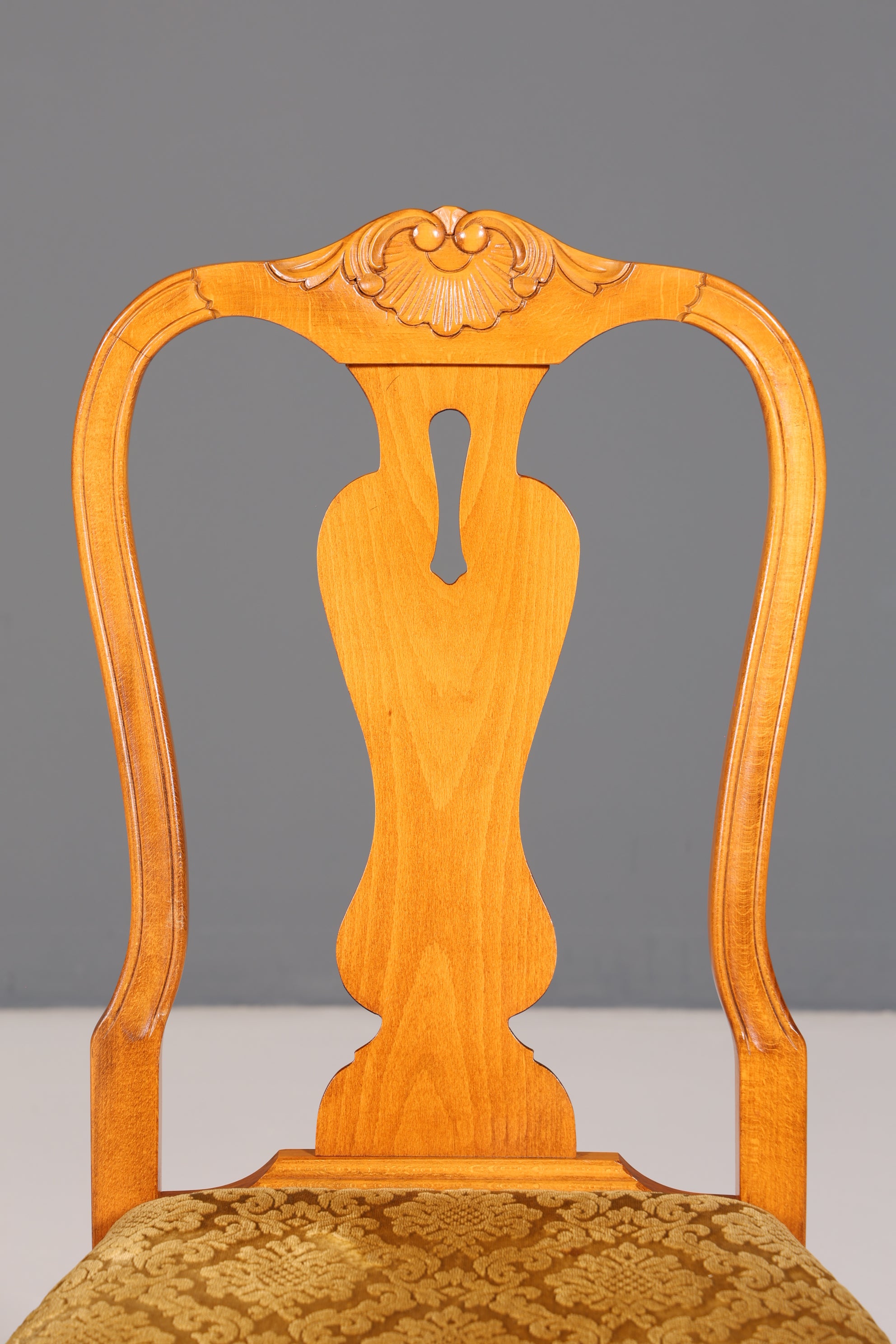 4x Wunderschöne Chippendale Stühle Barock Stil Stuhlset Polsterstuhl Set Küchenstühle Esszimmer Stühle