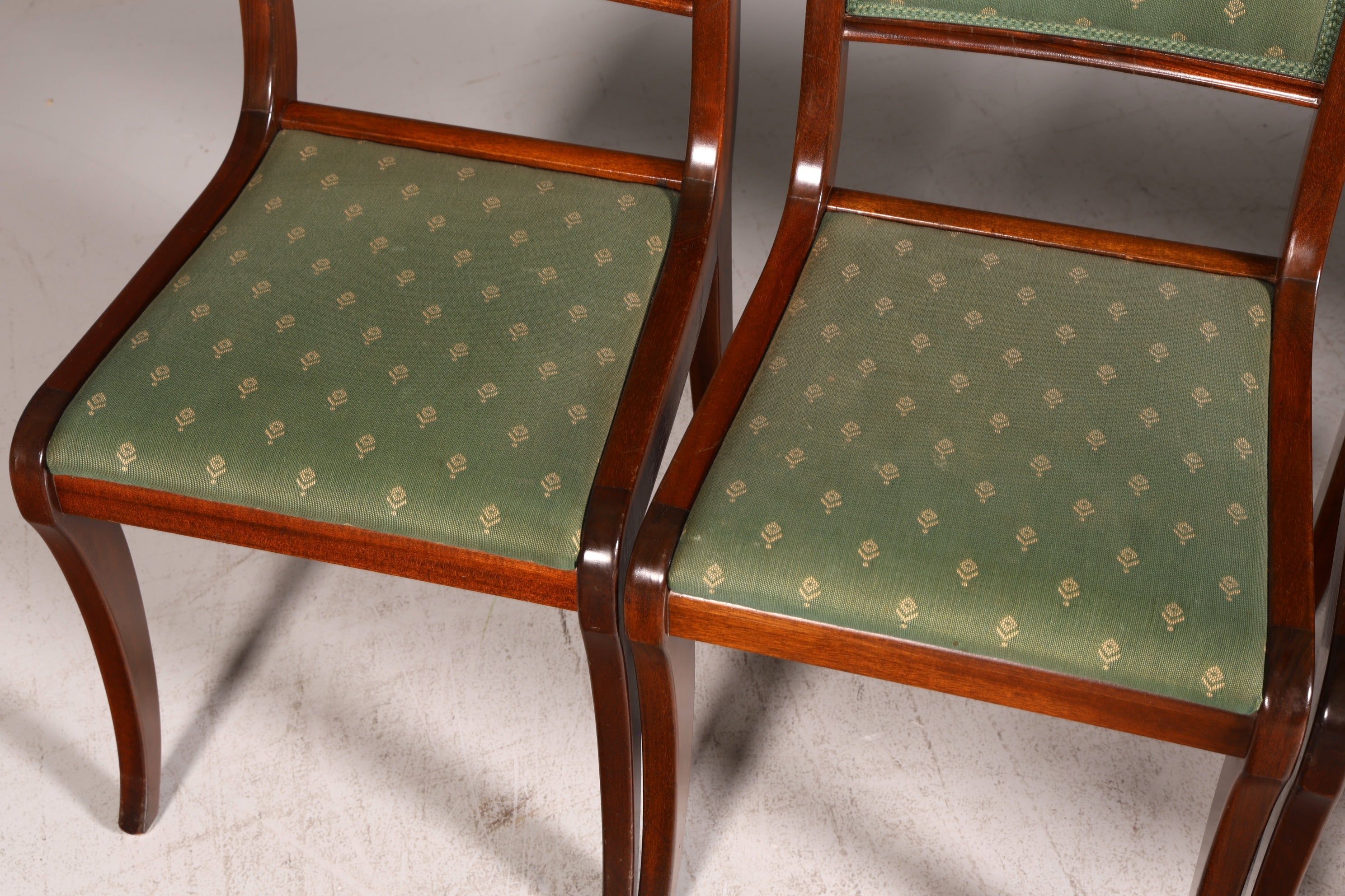 6x Edle Englische Stühle Dining Chairs 60er Jahre Küchenstühle Esszimmerstühle Stuhlset