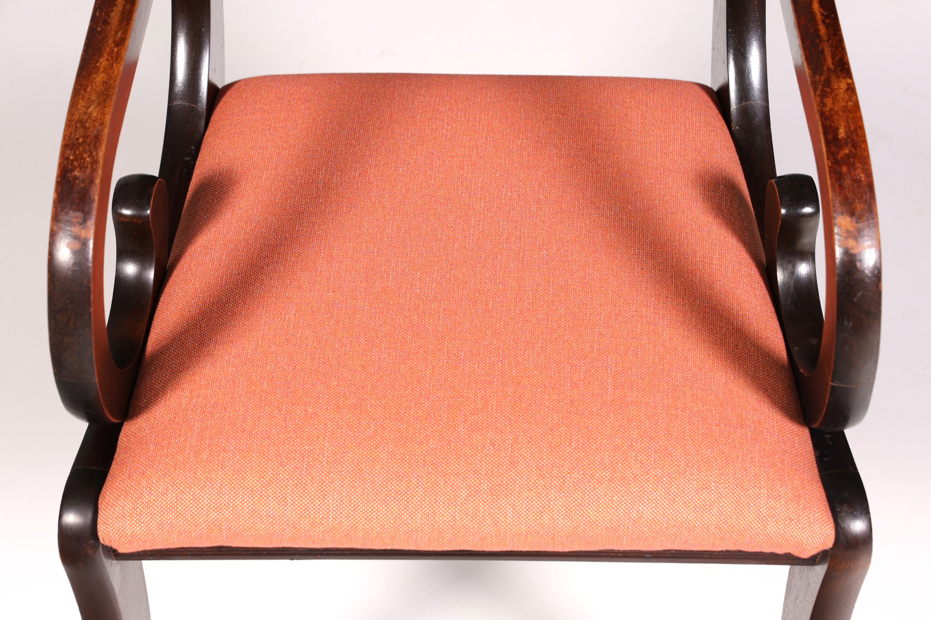 Wunderschöner Englischer Stuhl UK Armlehnstuhl Antik Stil Sekretär Stuhl Polsterstuhl 1 von 2