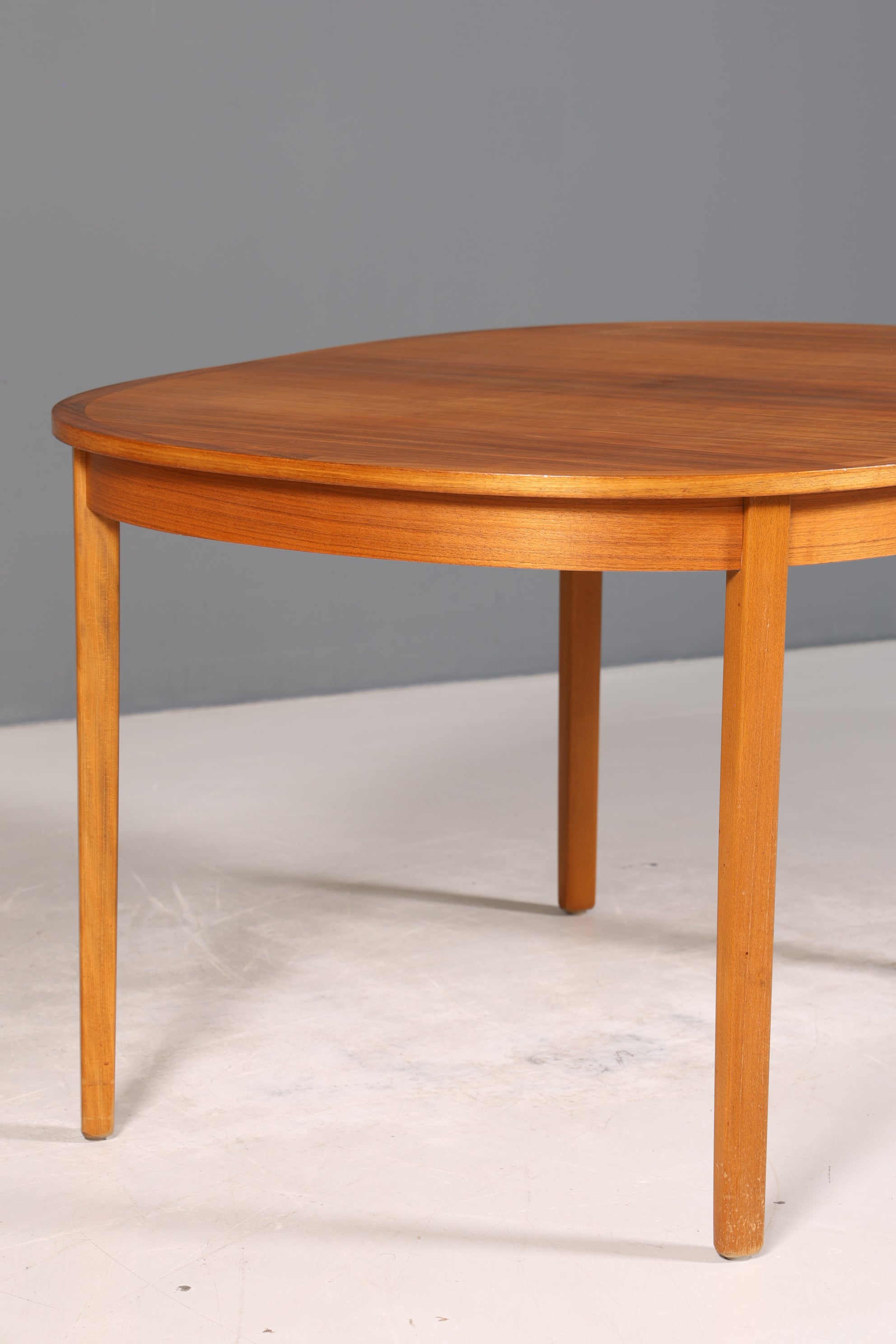 Wunderschöner Mid Century Esstisch ausziehbarer Danish Design Teak Holz Küchentisch Esszimmer Tisch