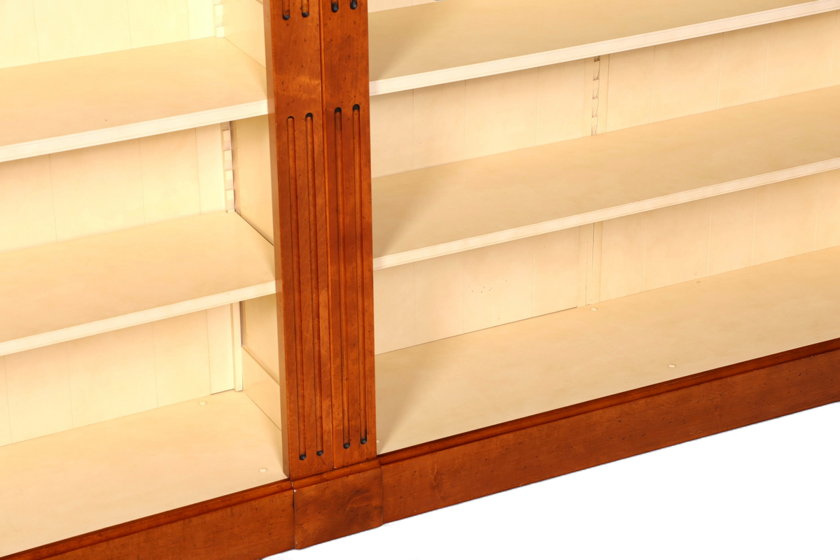 Wunderschönes Englisches XXL Bücherregal Eibe Antik Regal Bookshelf Buchablage 60s