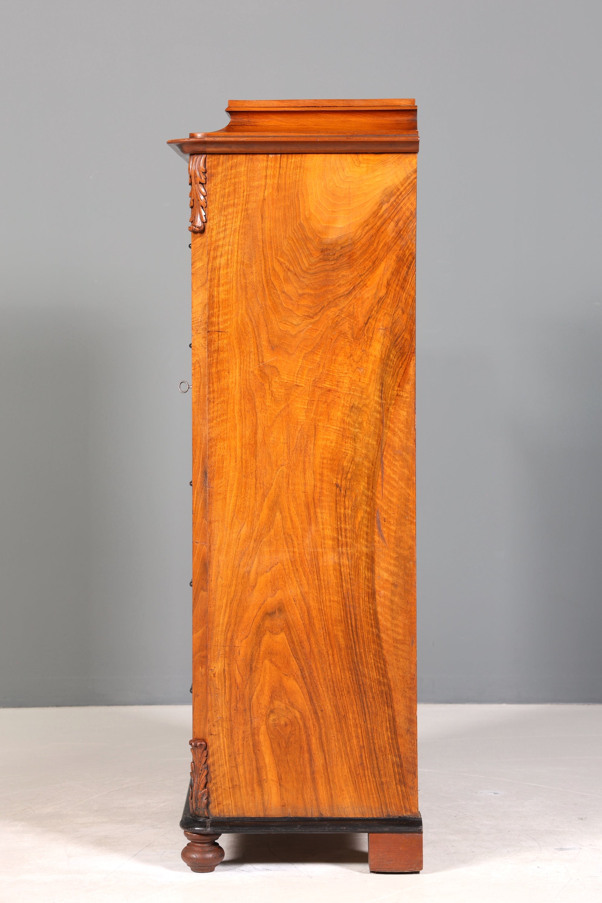 Wunderschöner Louis Philippe Sekretär Chiffoniere um 1880 Gründerzeit Vertiko Schrank Semainier