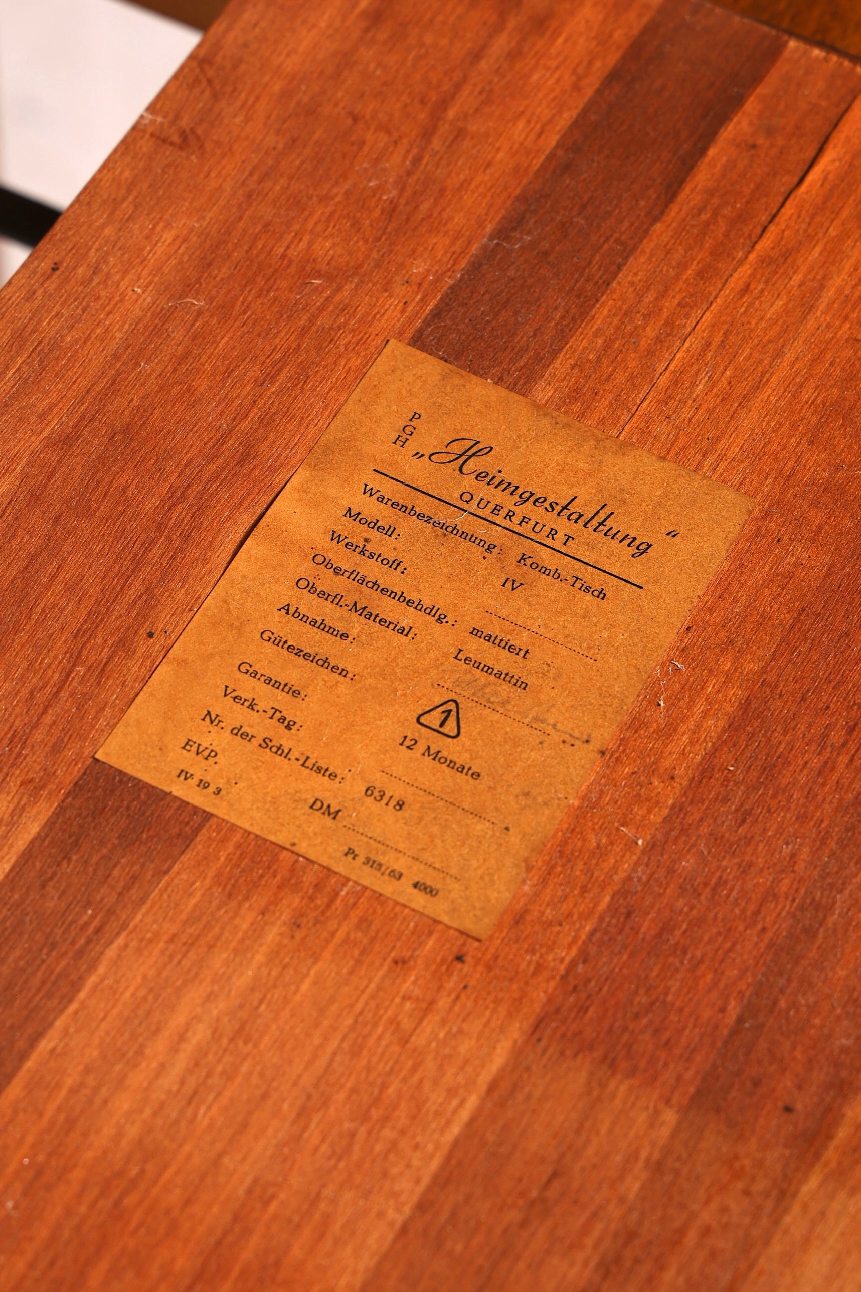 G236 Finish cm Schlichter Mid Century Esstisch ausziehbarer Vintage Tisch Retro Küchentisch (Kopie)