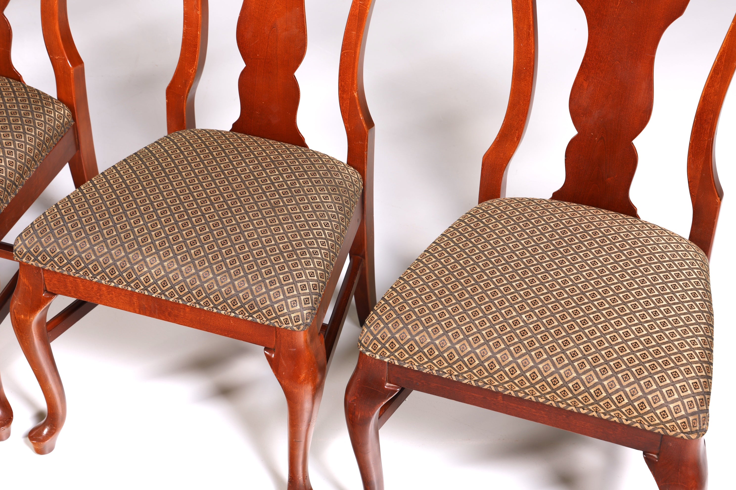 8x Edle Drexel Heritage Stühle Amerikanisch USA Chippendale Stil Stuhlset Küchenstuhl Set Esszimmer Stühle