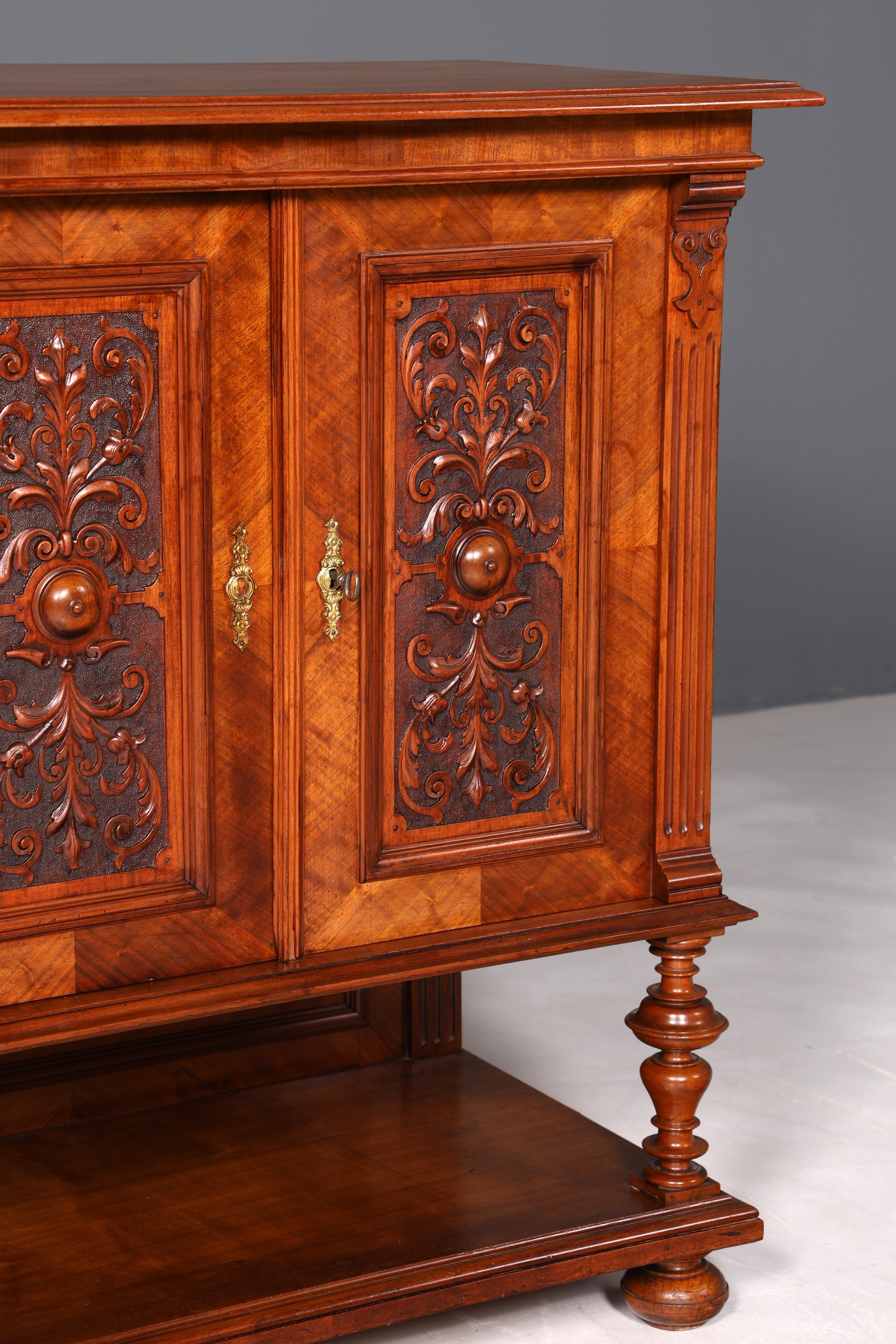 F899 Finish cm Traumhaftes Gründerzeit Vertiko Jugendstil Schrank Antik Highboard Kommode