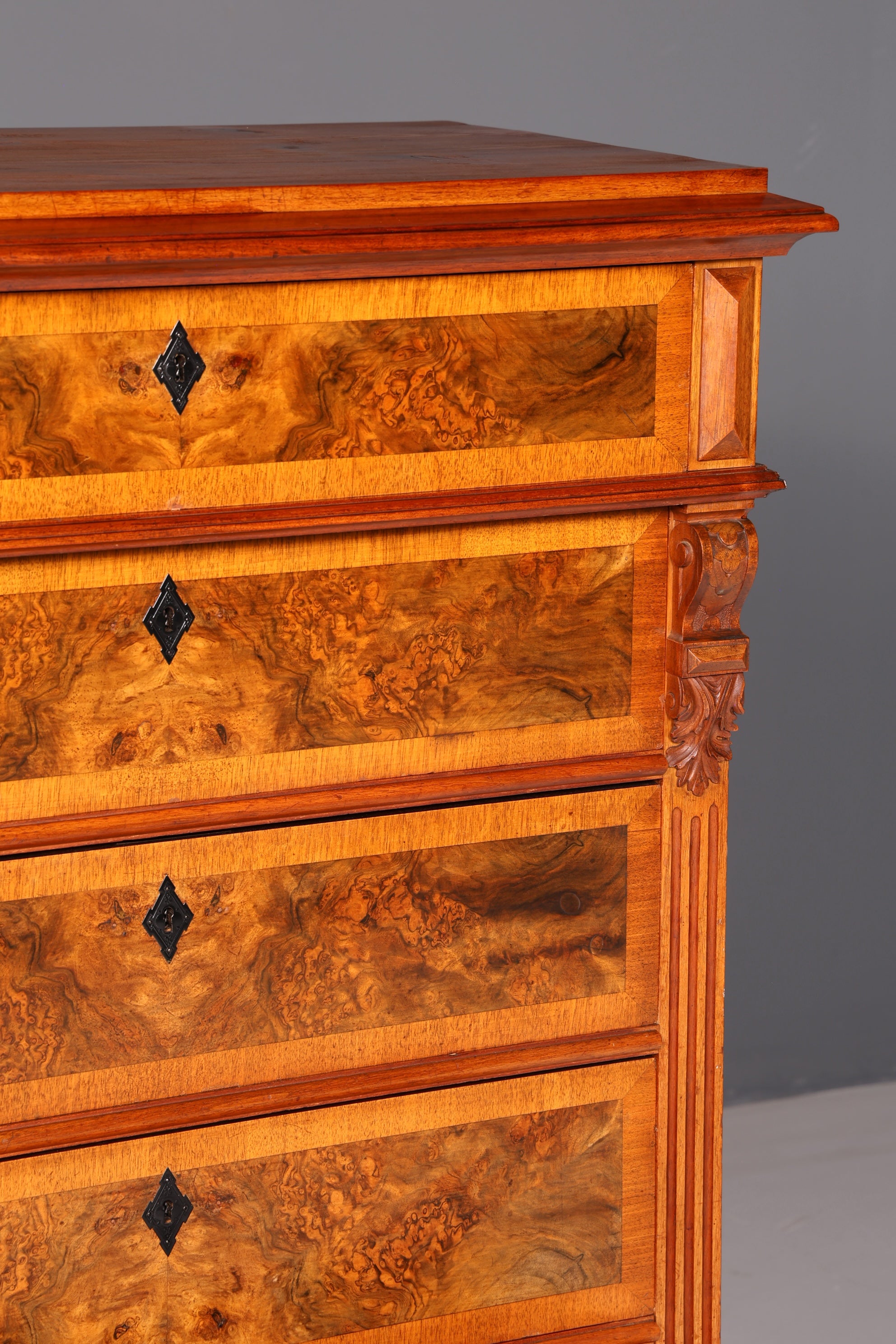 Traumhafte Gründerzeit Kommode Antik Vertiko Schubladenkommode Highboard Chiffoniere Wäschekommode