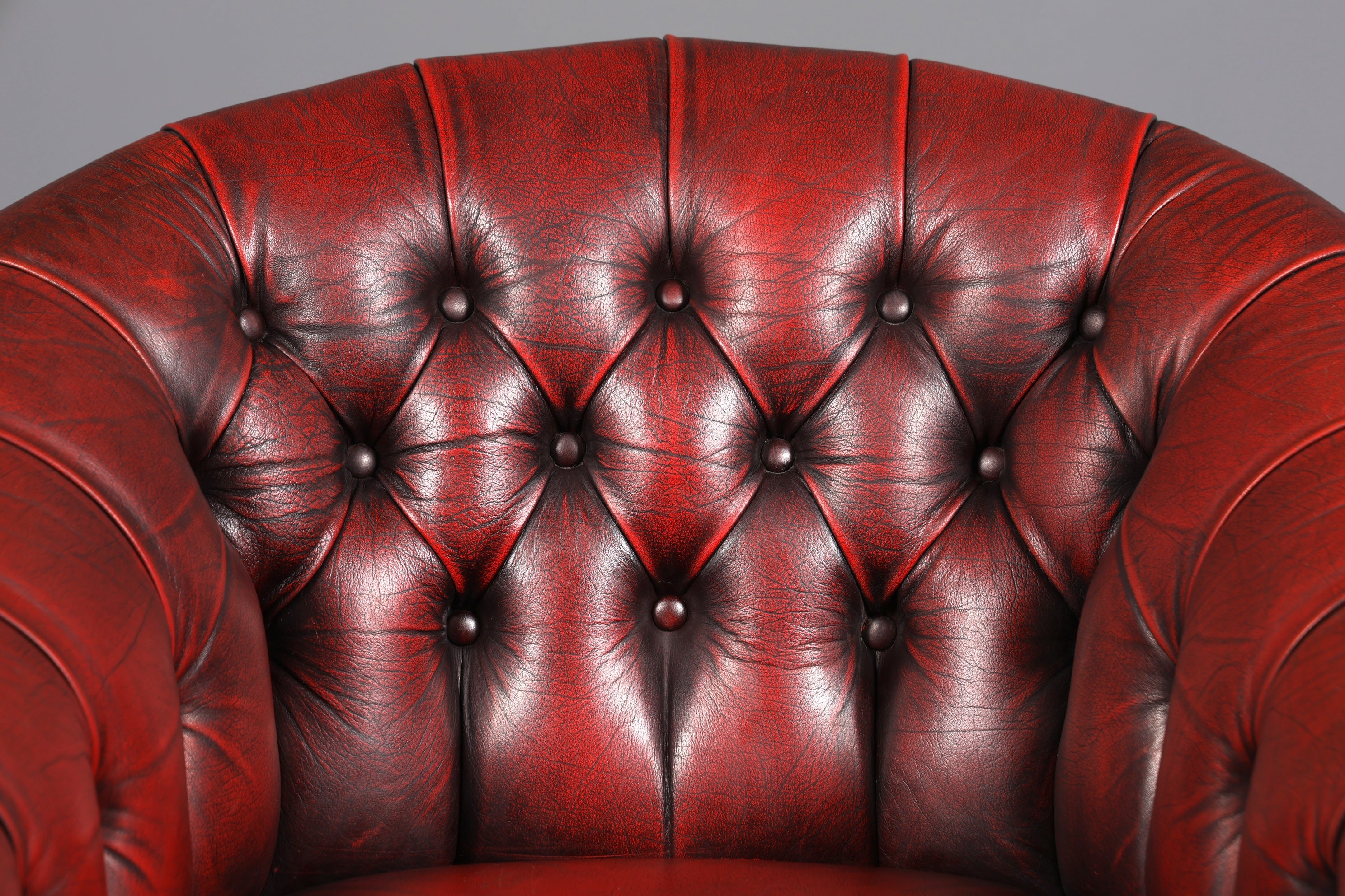 F844 Finish Stilvoller Original Chesterfield Sessel Englischer Armlehnsessel Englisch Herrensessel