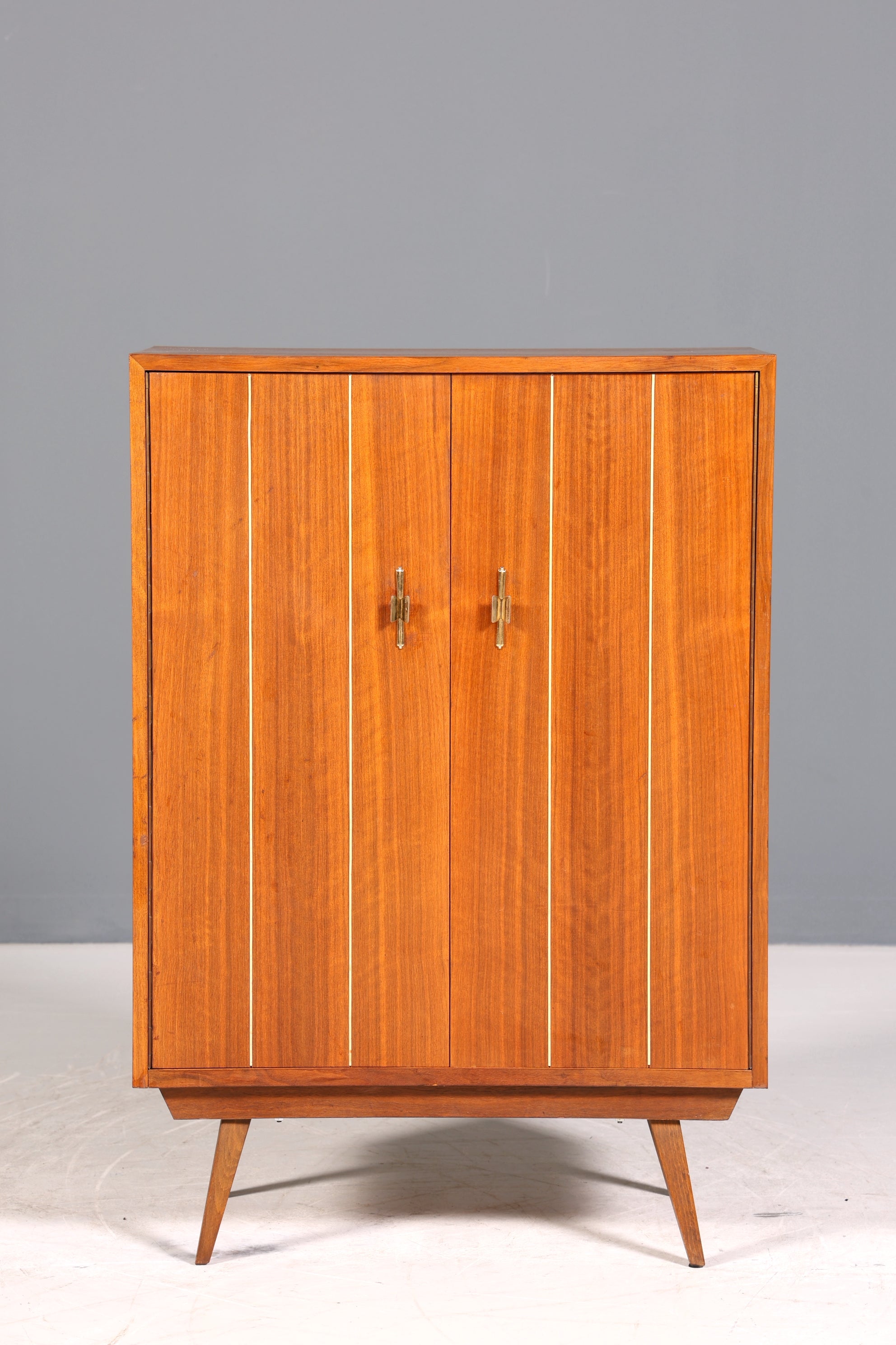 Wunderschöner Mid Century Schuhschrank Vintage Flurschrank Kommode