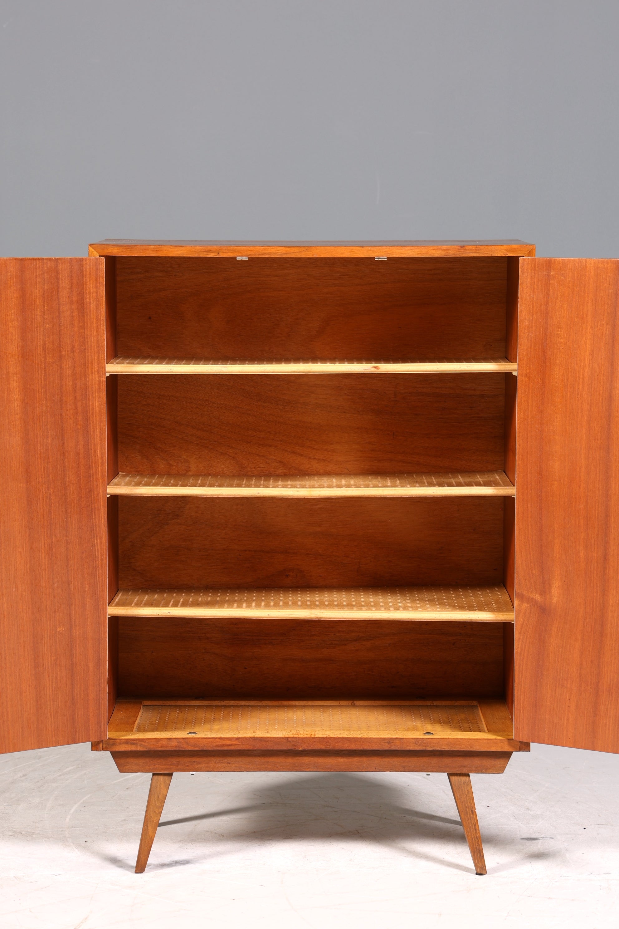 Wunderschöner Mid Century Schuhschrank Vintage Flurschrank Kommode