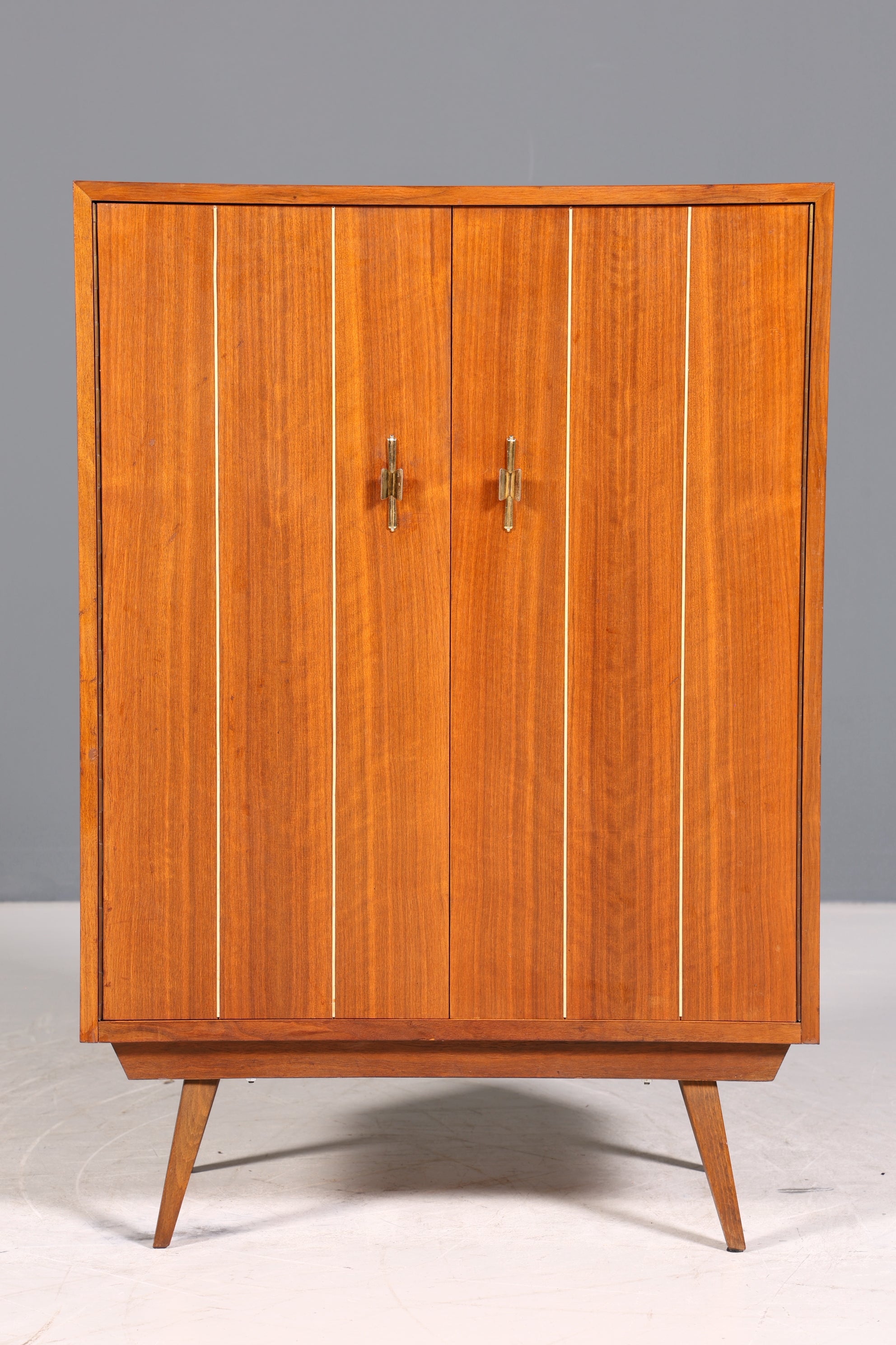 Wunderschöner Mid Century Schuhschrank Vintage Flurschrank Kommode