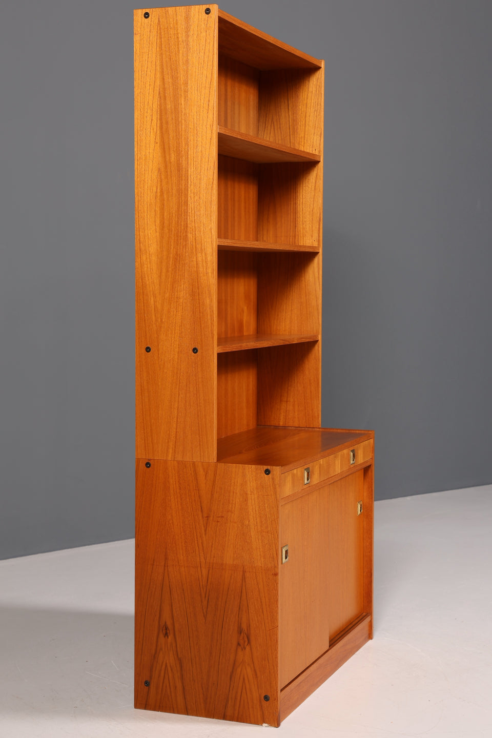 Wunderschönes Mid Century Regal "Made in Denmark" Teak Bücherregal echt Holz Kommode 60er Jahre