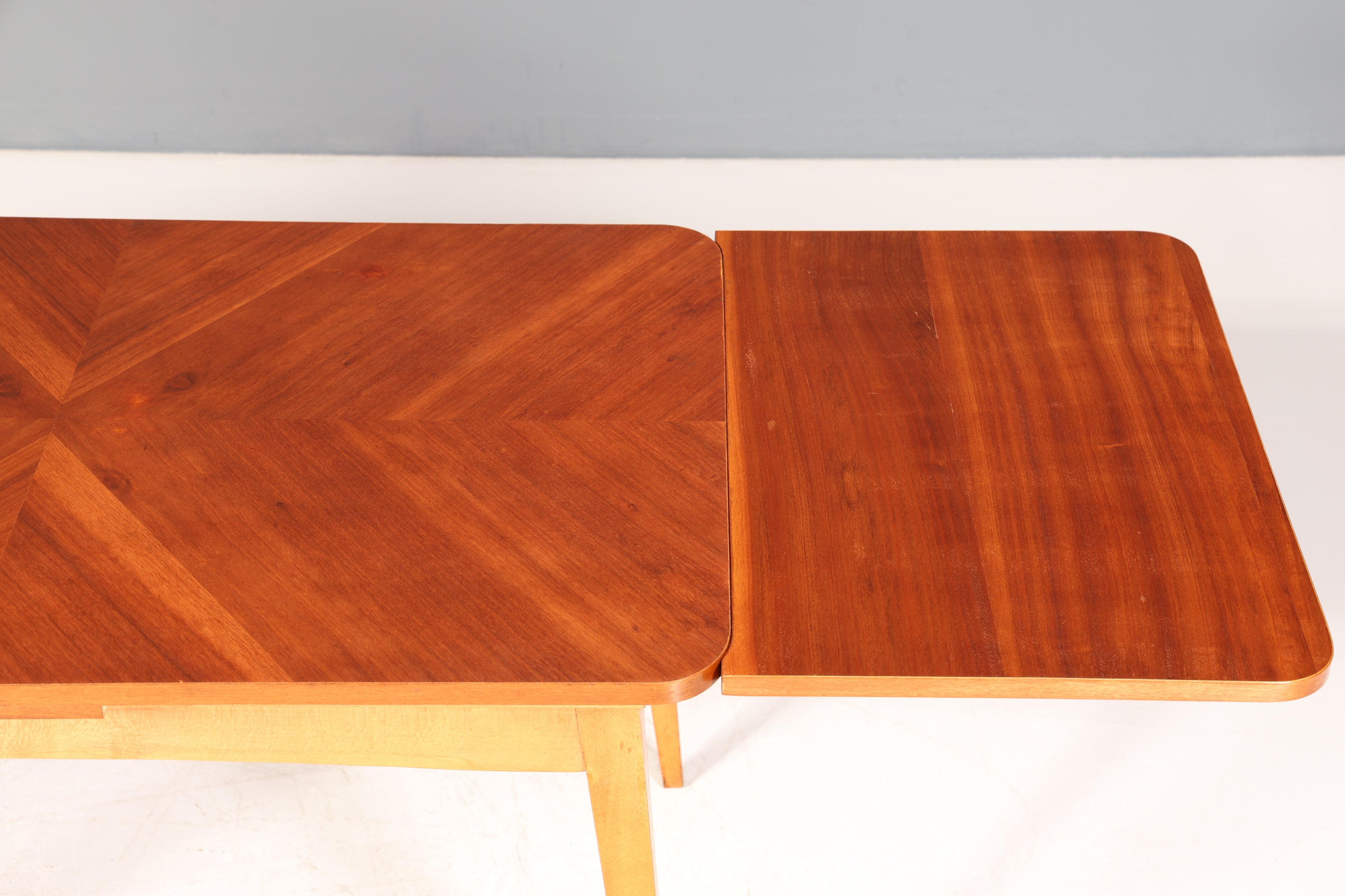 Wunderschöner Mid Century Tisch ausziehbar Retro Esstisch Vintage Küchentisch Höhenverstellbar