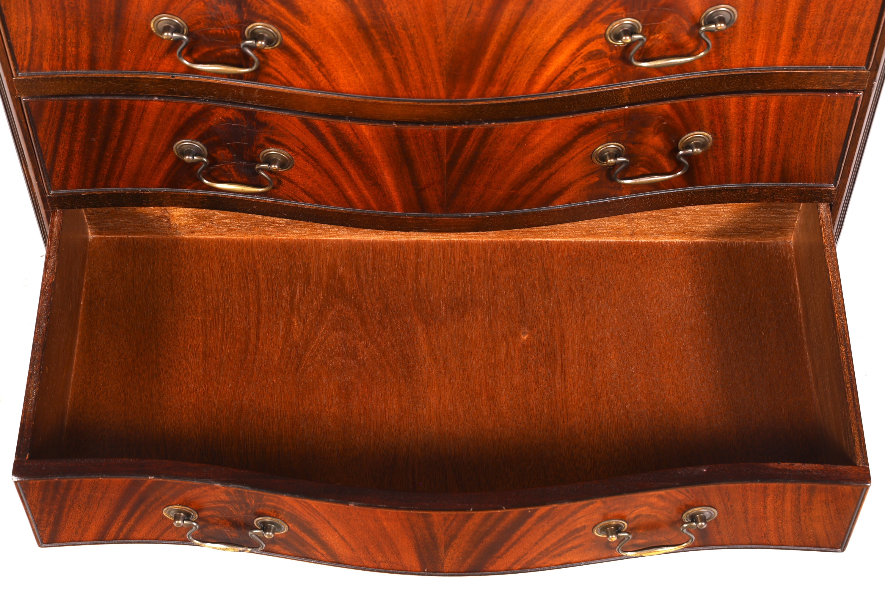 Wunderschöne Englische Kommode Holz Mahagoni Sideboard Schubladenkommode