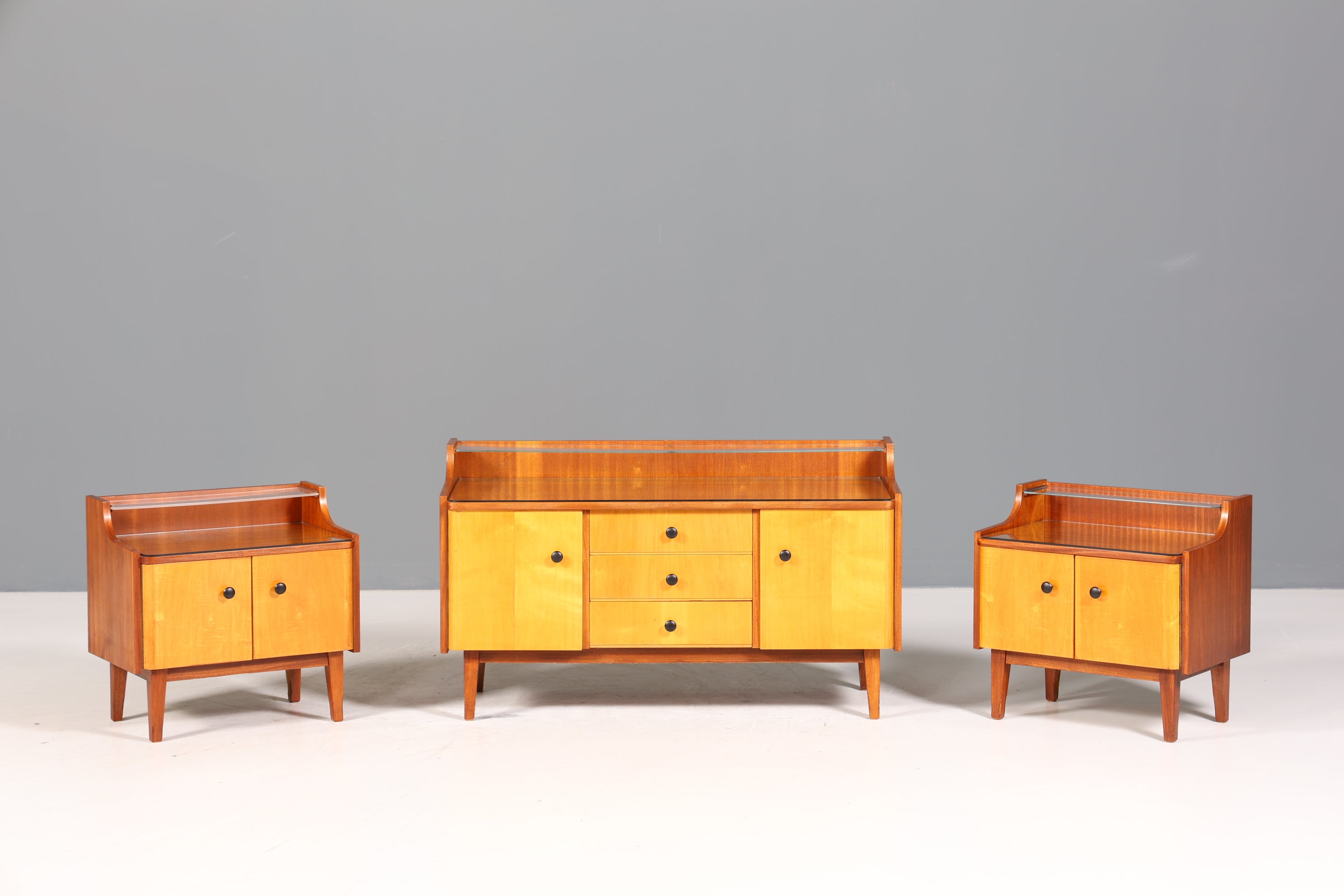 Traumhaftes Mid Century Sideboard Vintage Kommode TV Schrank Flurkommode 60s