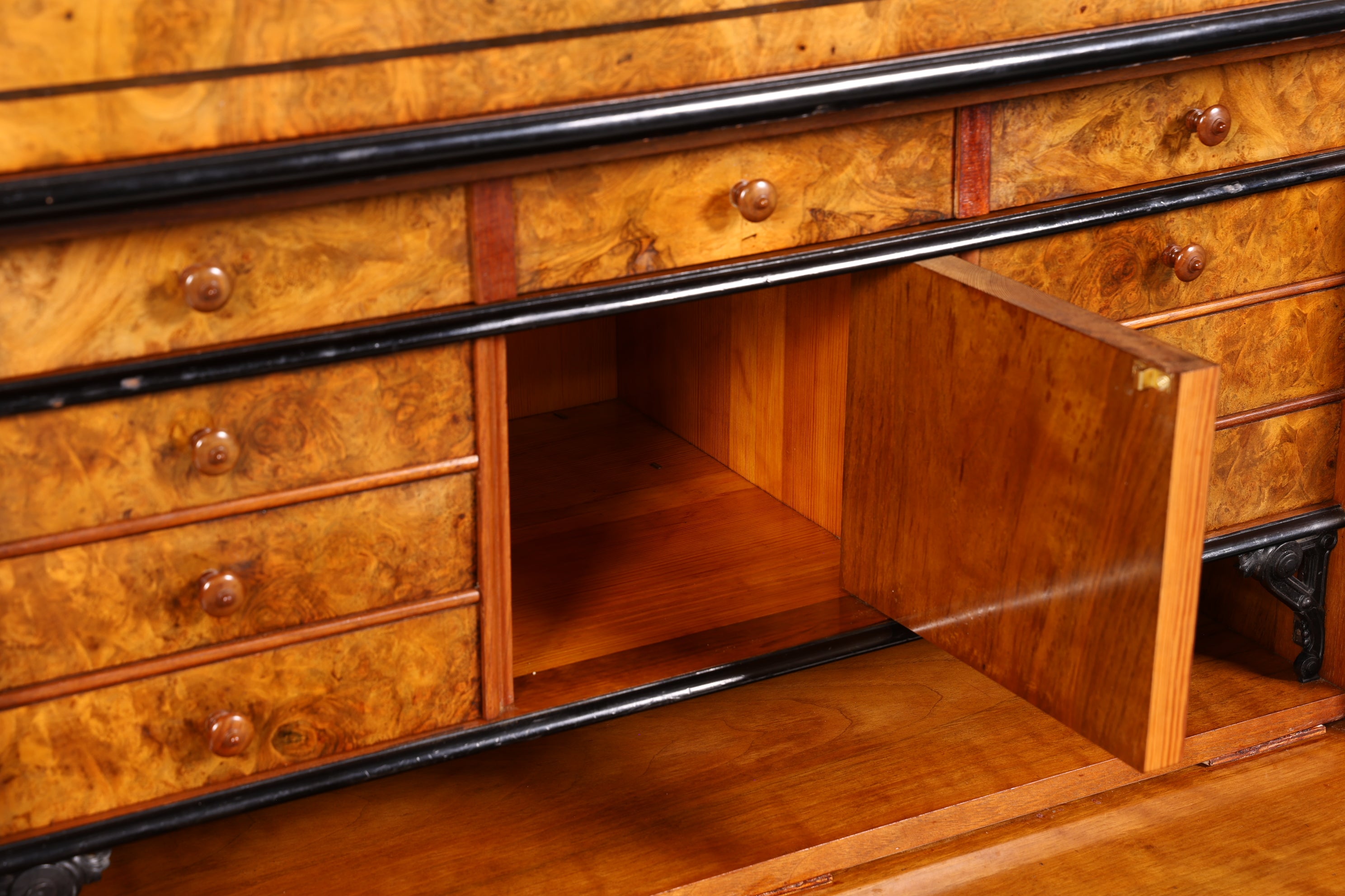 Traumhafter Louis Philippe Sekretär Vertiko Biedermeier Kommode Schubladenkommode