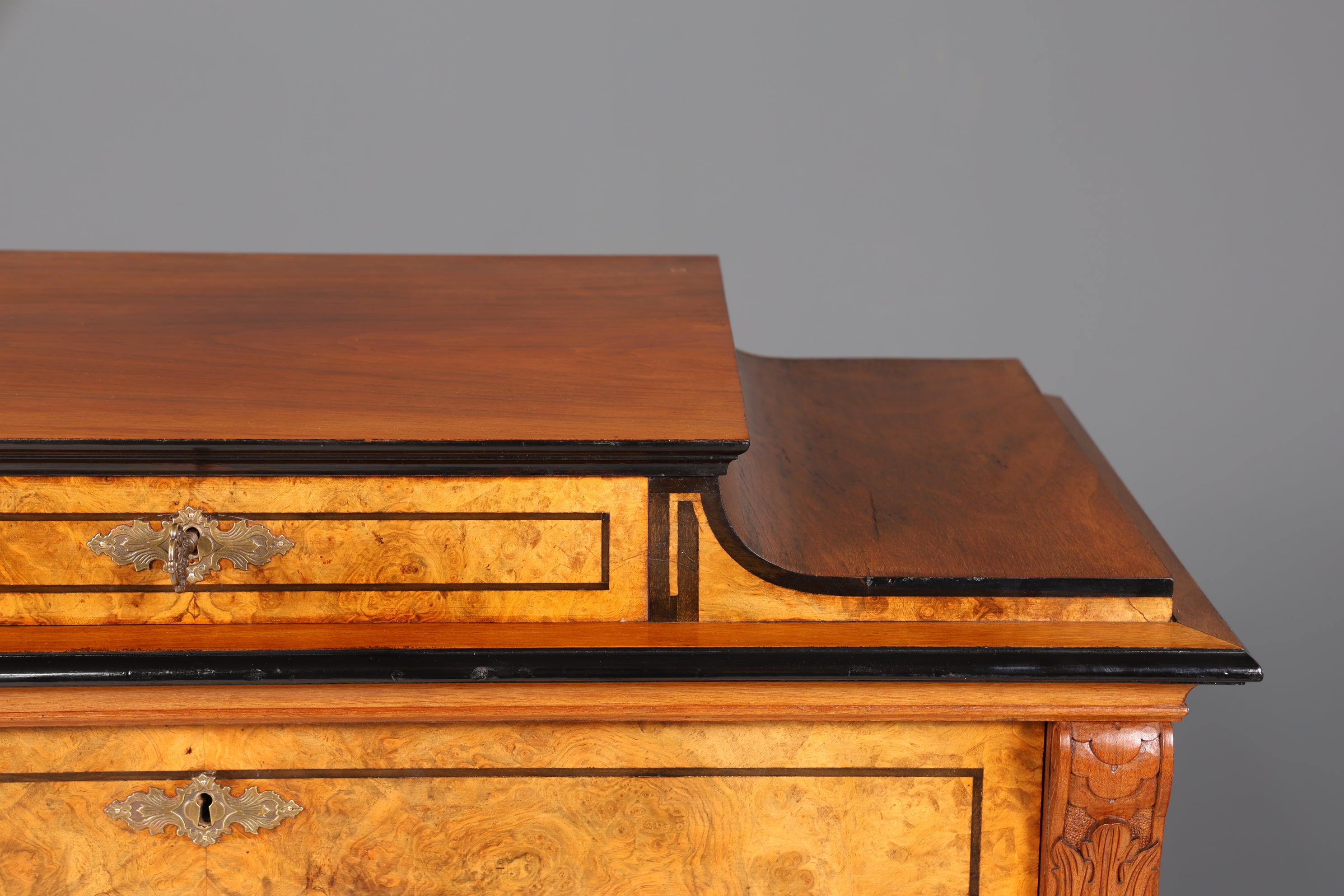 Traumhafter Louis Philippe Sekretär Vertiko Biedermeier Kommode Schubladenkommode