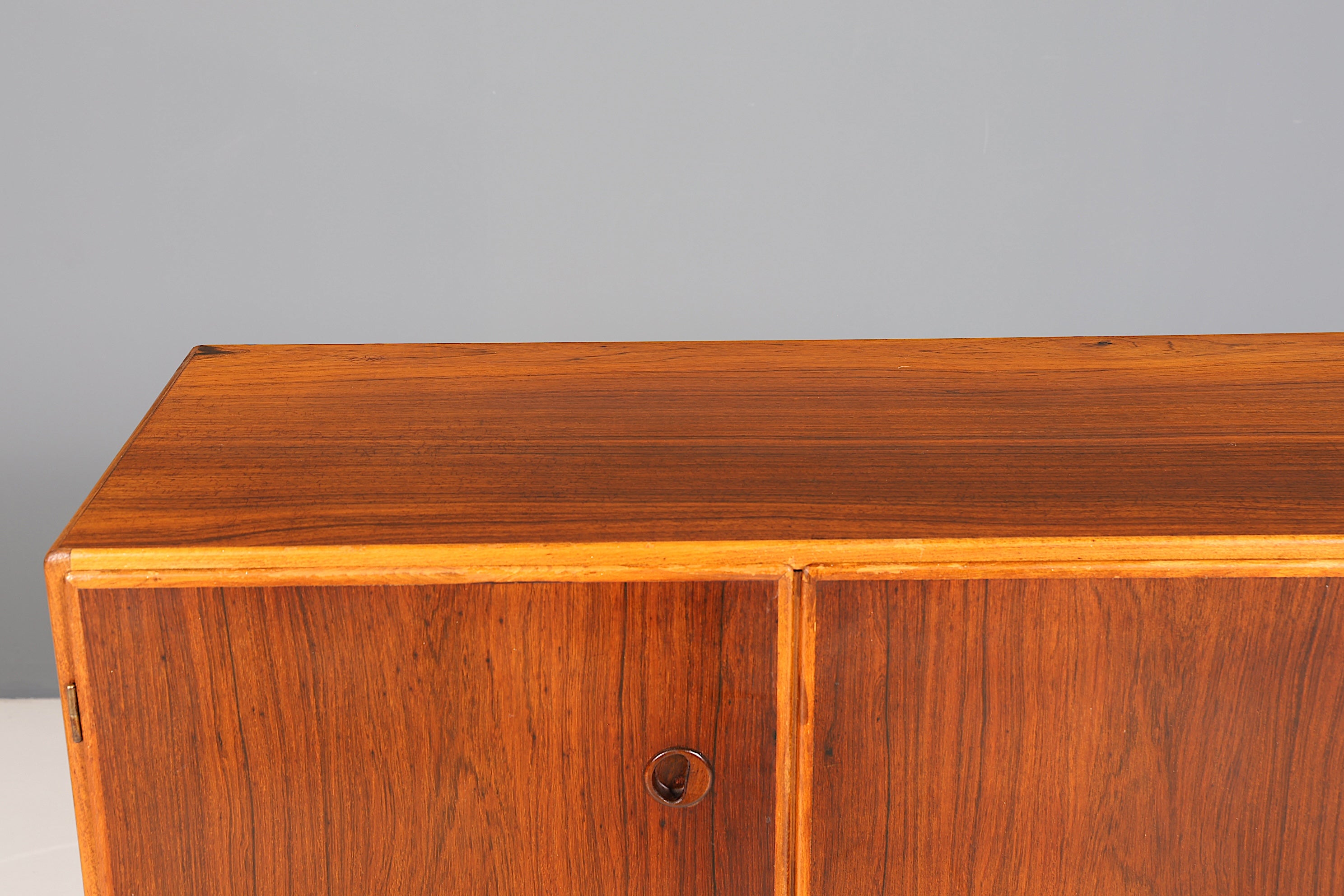 Traumhaftes Mid Century Highboard Palisander Schrank Büro Kommode Aktenschrank Wäscheschrank 60er Jahre