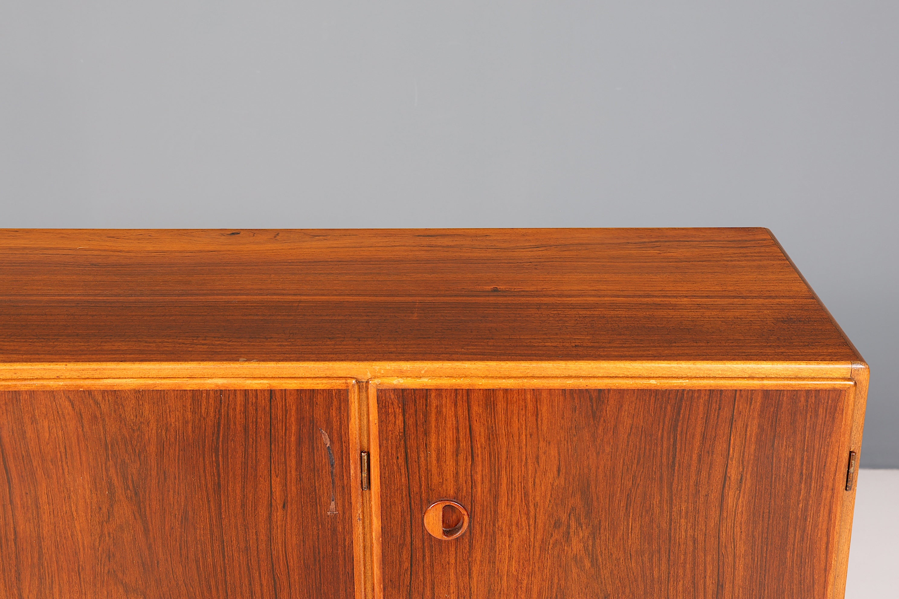 Traumhaftes Mid Century Highboard Palisander Schrank Büro Kommode Aktenschrank Wäscheschrank 60er Jahre