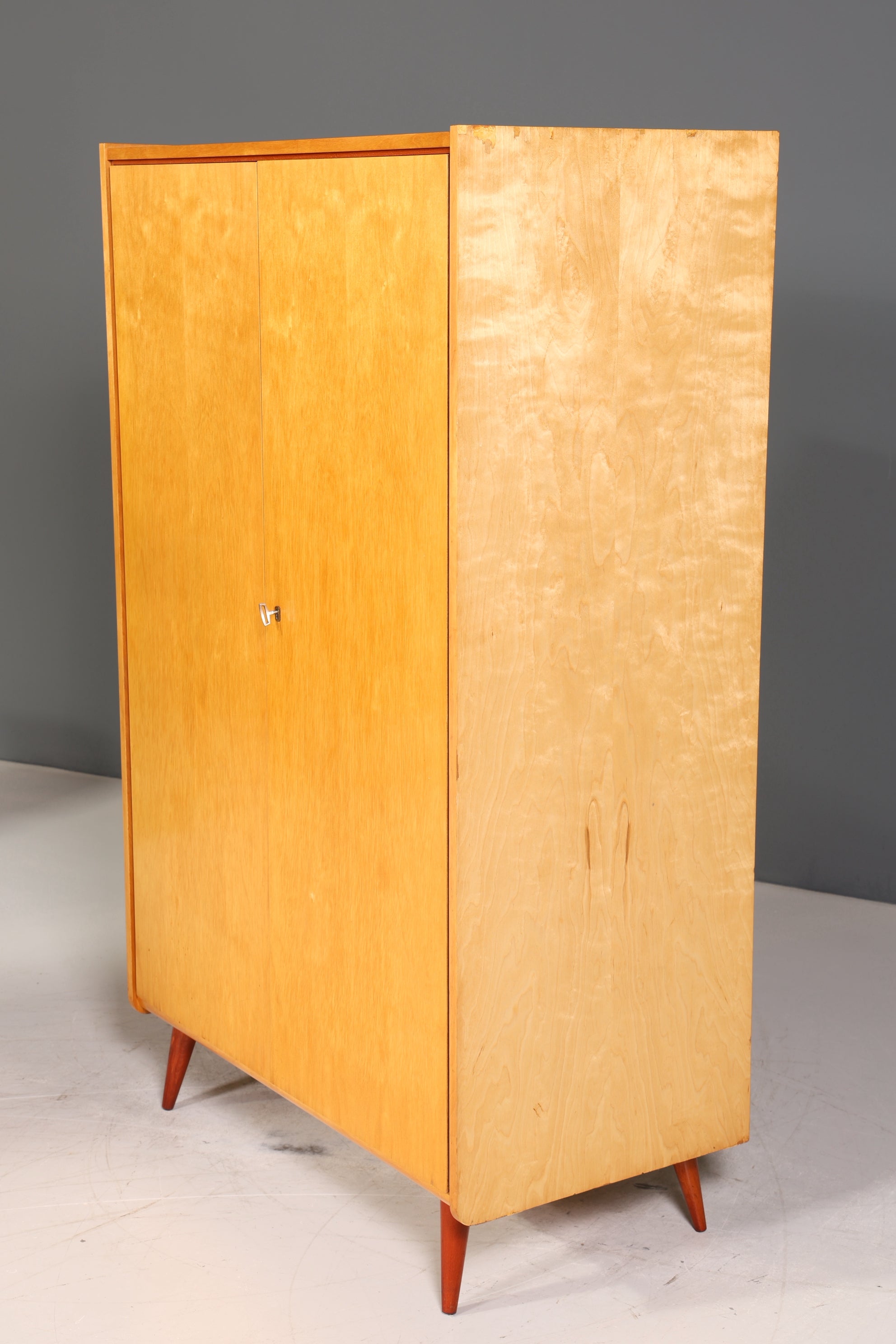 Traumhafter Mid Century Kleiderschrank Vintage Schrank Retro VEB Wäscheschrank
