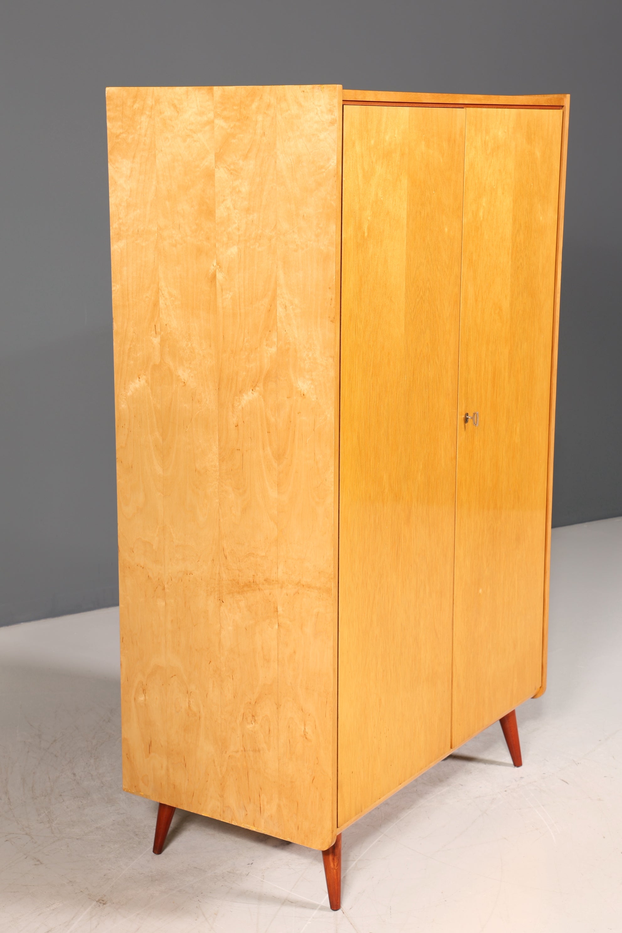 Traumhafter Mid Century Kleiderschrank Vintage Schrank Retro VEB Wäscheschrank