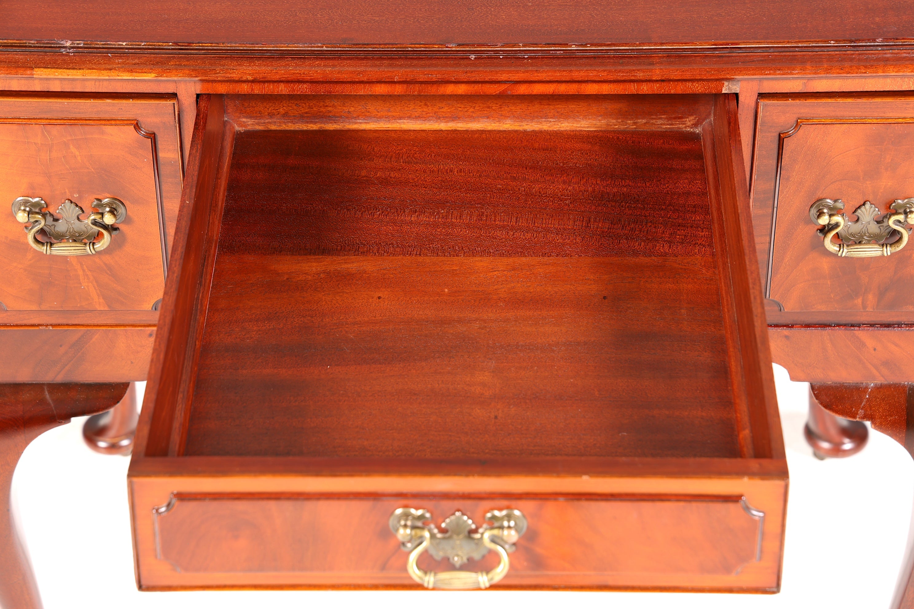 Wunderschöner Chippendale Schreibtisch echt Holz Antik Stil Bürotisch Damensekretär Barock Stil Office Desk