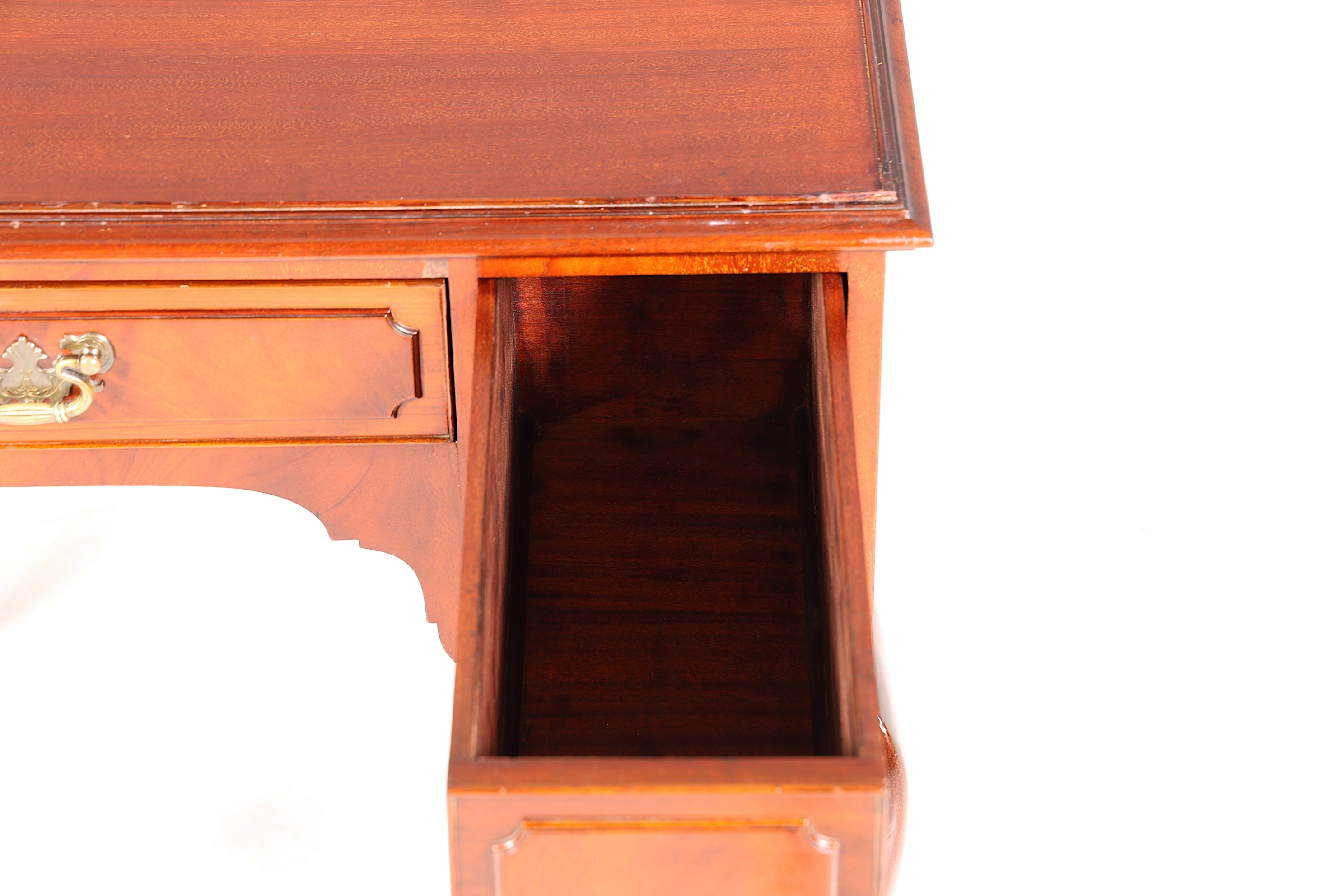 Wunderschöner Chippendale Schreibtisch echt Holz Antik Stil Bürotisch Damensekretär Barock Stil Office Desk