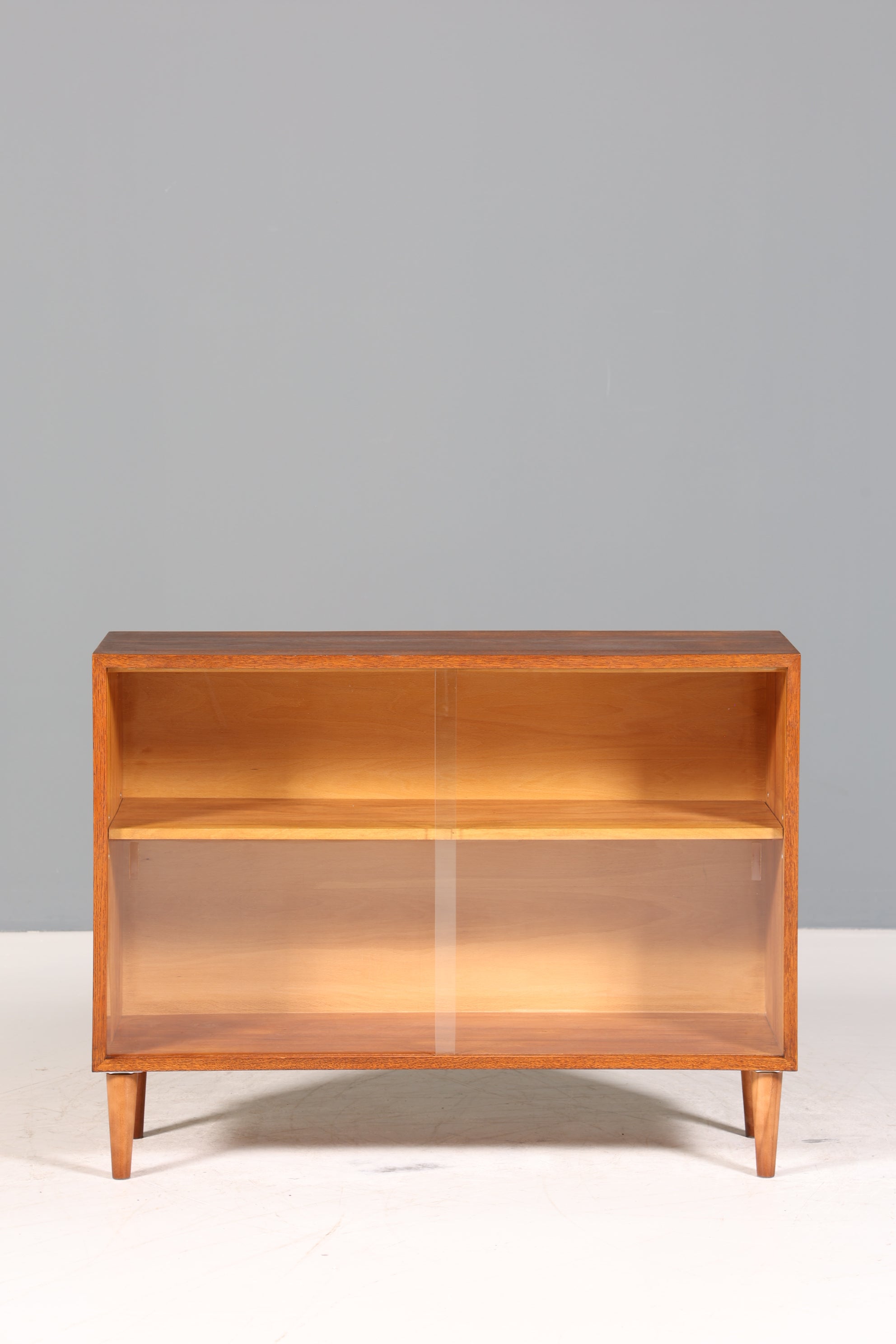 Wunderschöne Mid Century Vitrine Vintage Regal Retro Bücherregal 2 von 2