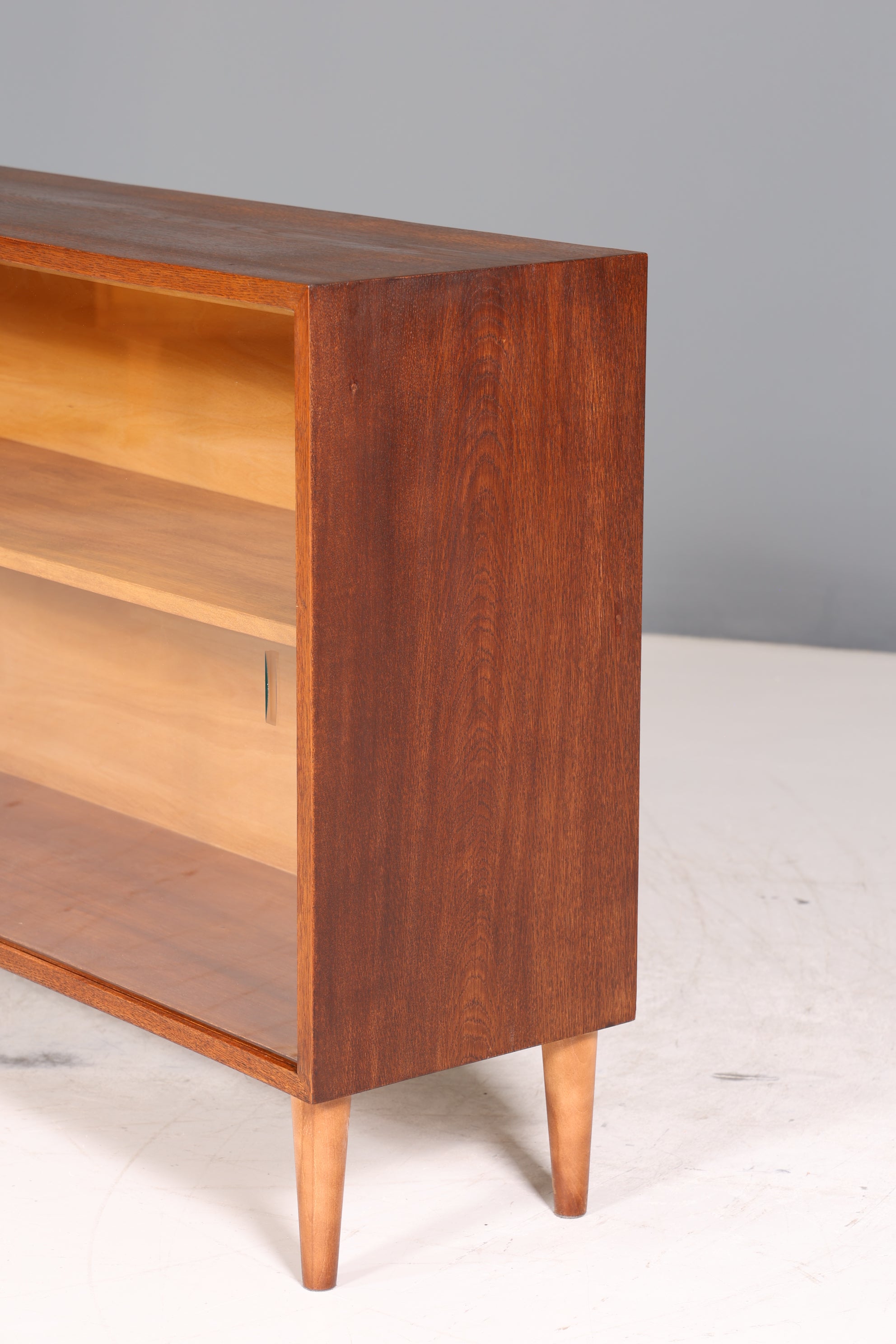 Wunderschöne Mid Century Vitrine Vintage Regal Retro Bücherregal 2 von 2