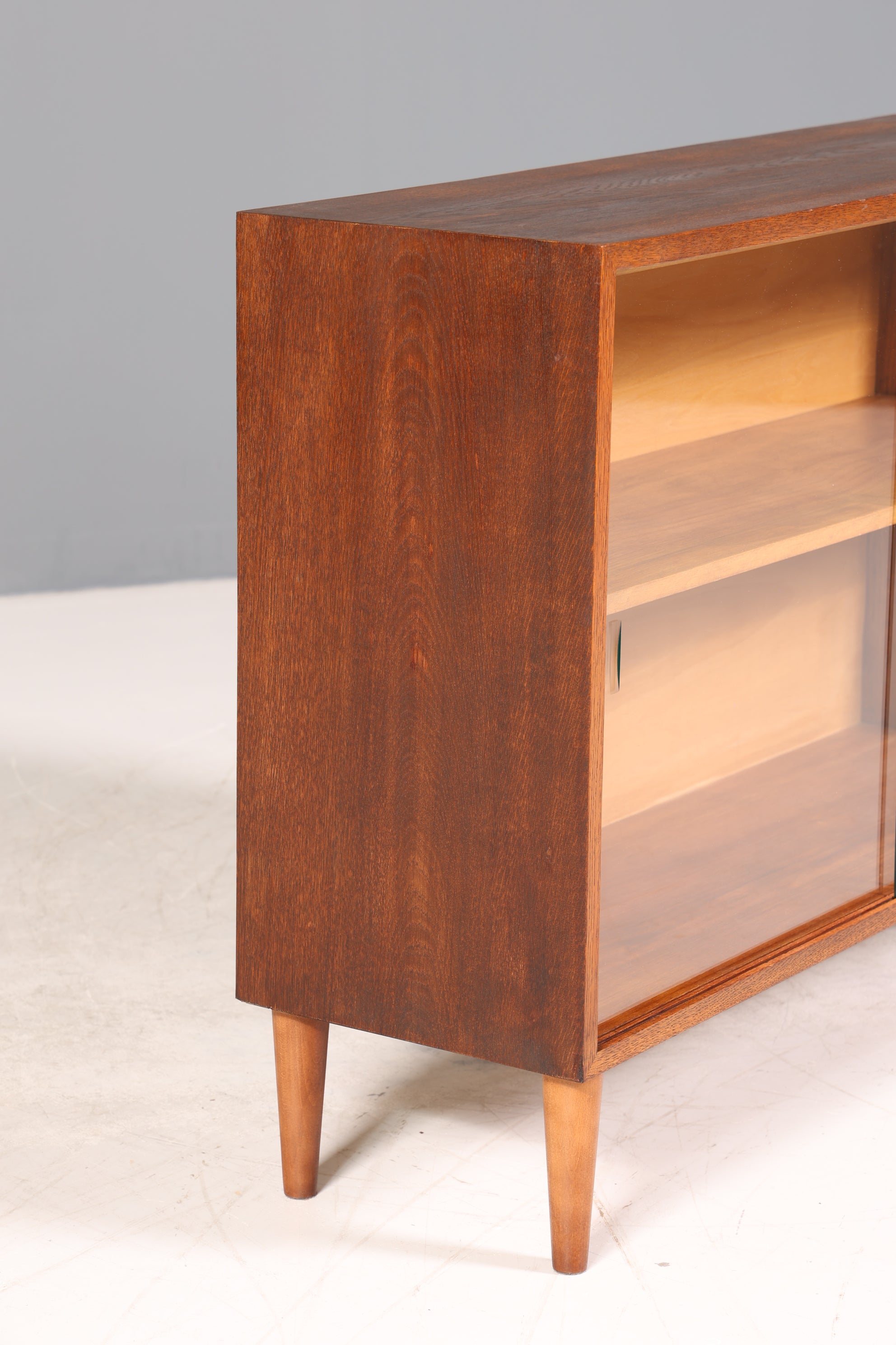 Wunderschöne Mid Century Vitrine Vintage Regal Retro Bücherregal 2 von 2