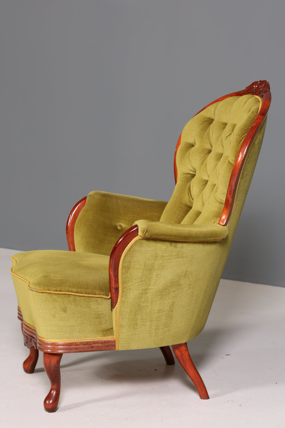 Wunderschöner Sessel im Louis Philippe Stil 60s "Bergère" Barock Stil 1 von 2