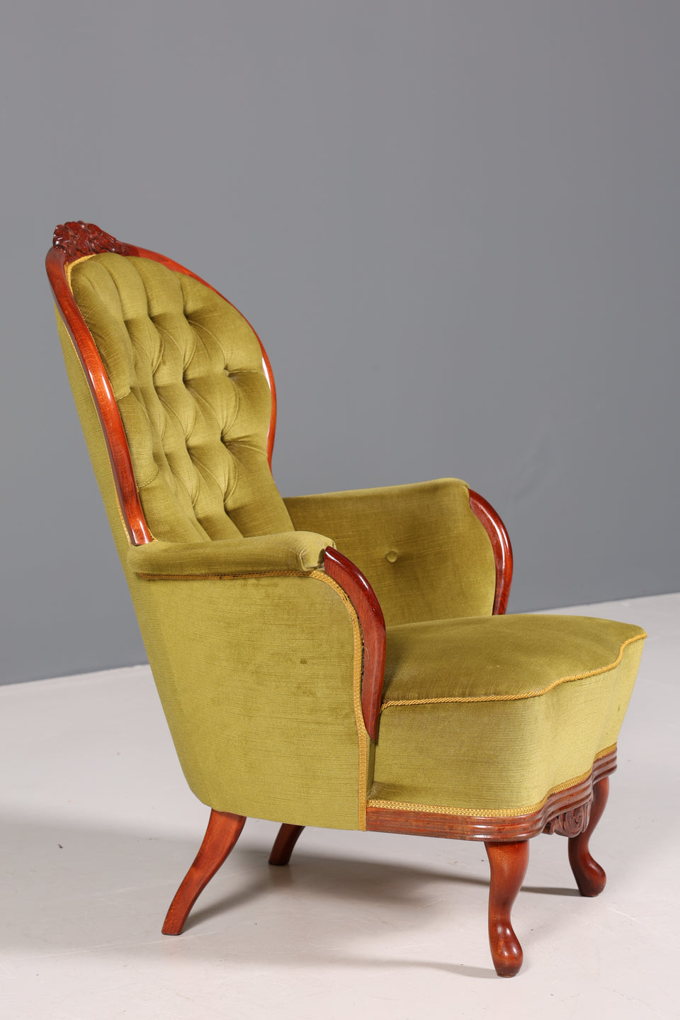 Wunderschöner Sessel im Louis Philippe Stil 60s "Bergère" Barock Stil 1 von 2