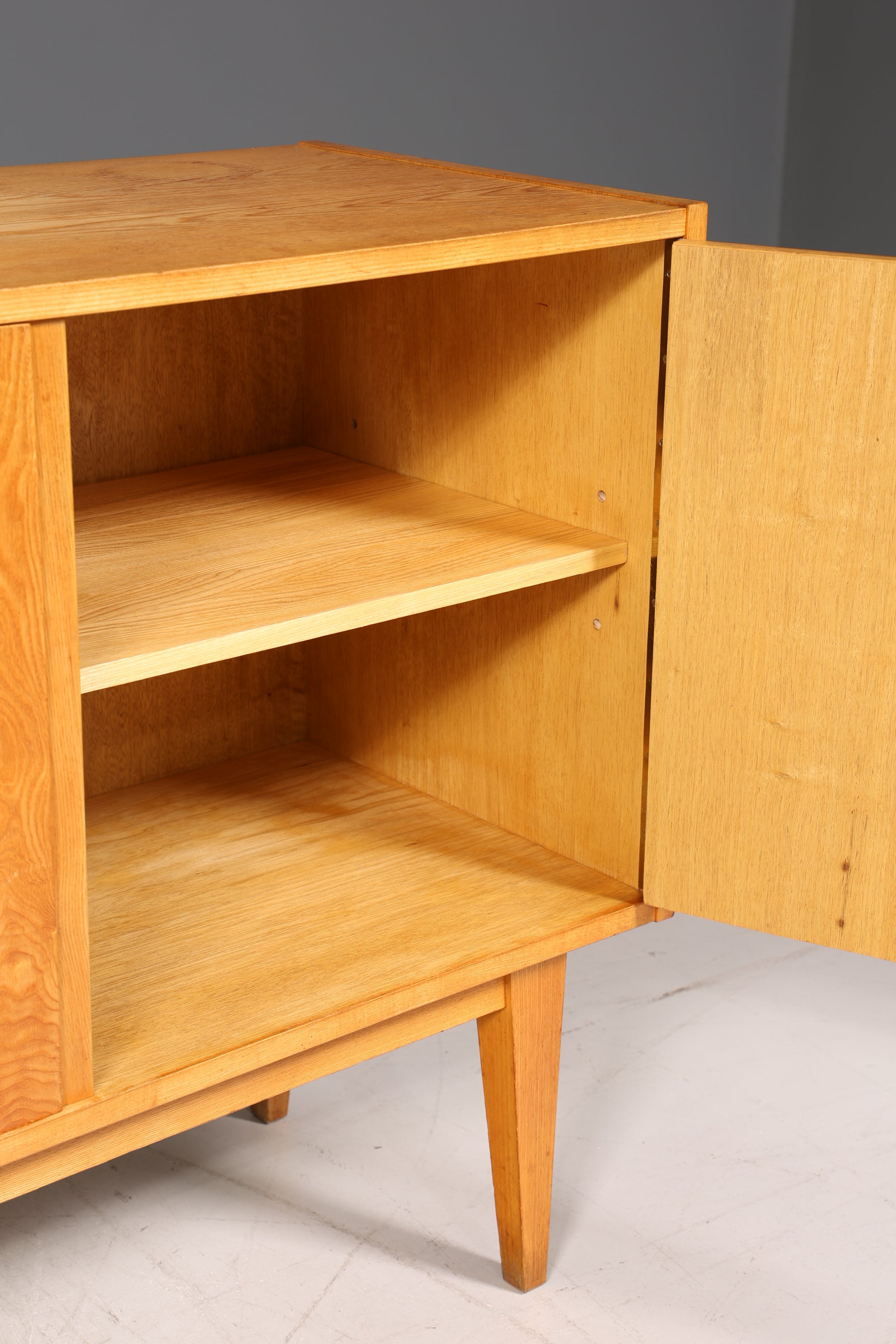 Original Hellerau Franz Ehrlich 602 Sideboard Mid Century TV Schrank Kommode VEB