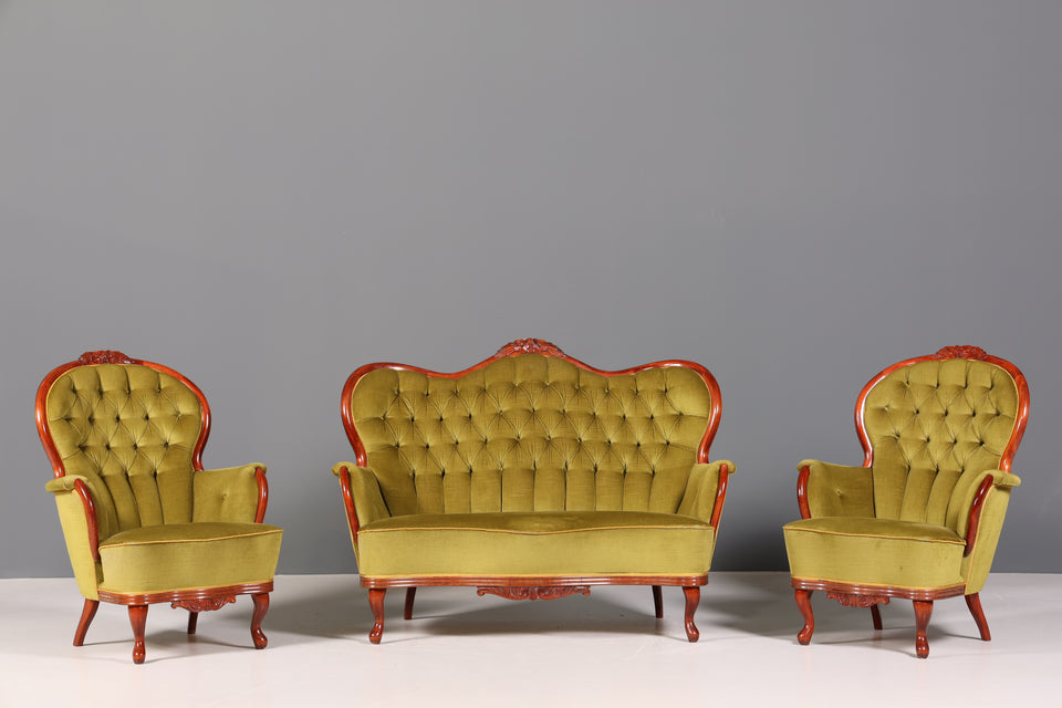 Wunderschöner Sessel im Louis Philippe Stil 60s "Bergère" Barock Stil 2 von 2