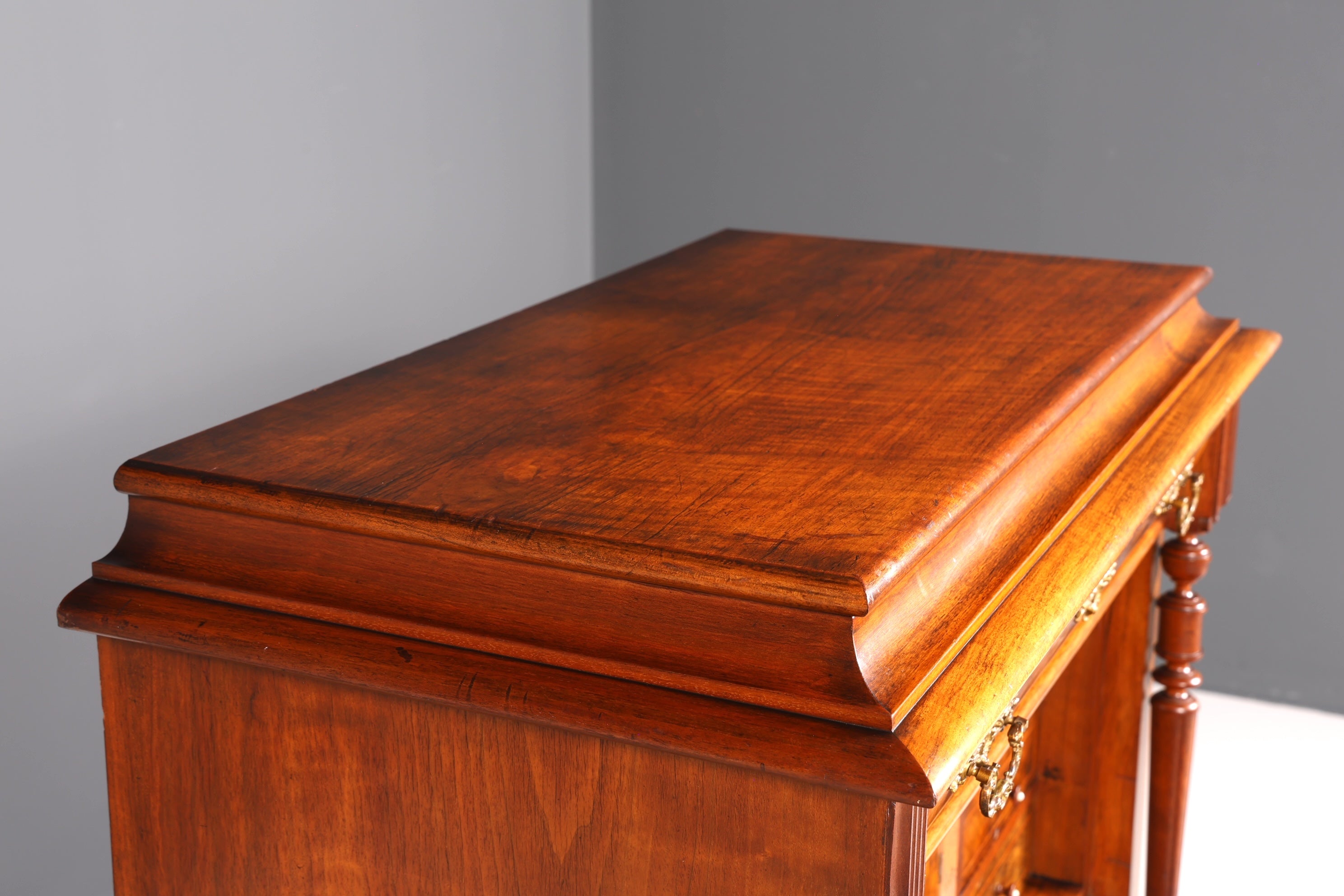 Wunderschöner Gründerzeit Sekretär Vertiko Highboard Louis Philippe Kommode um 1880