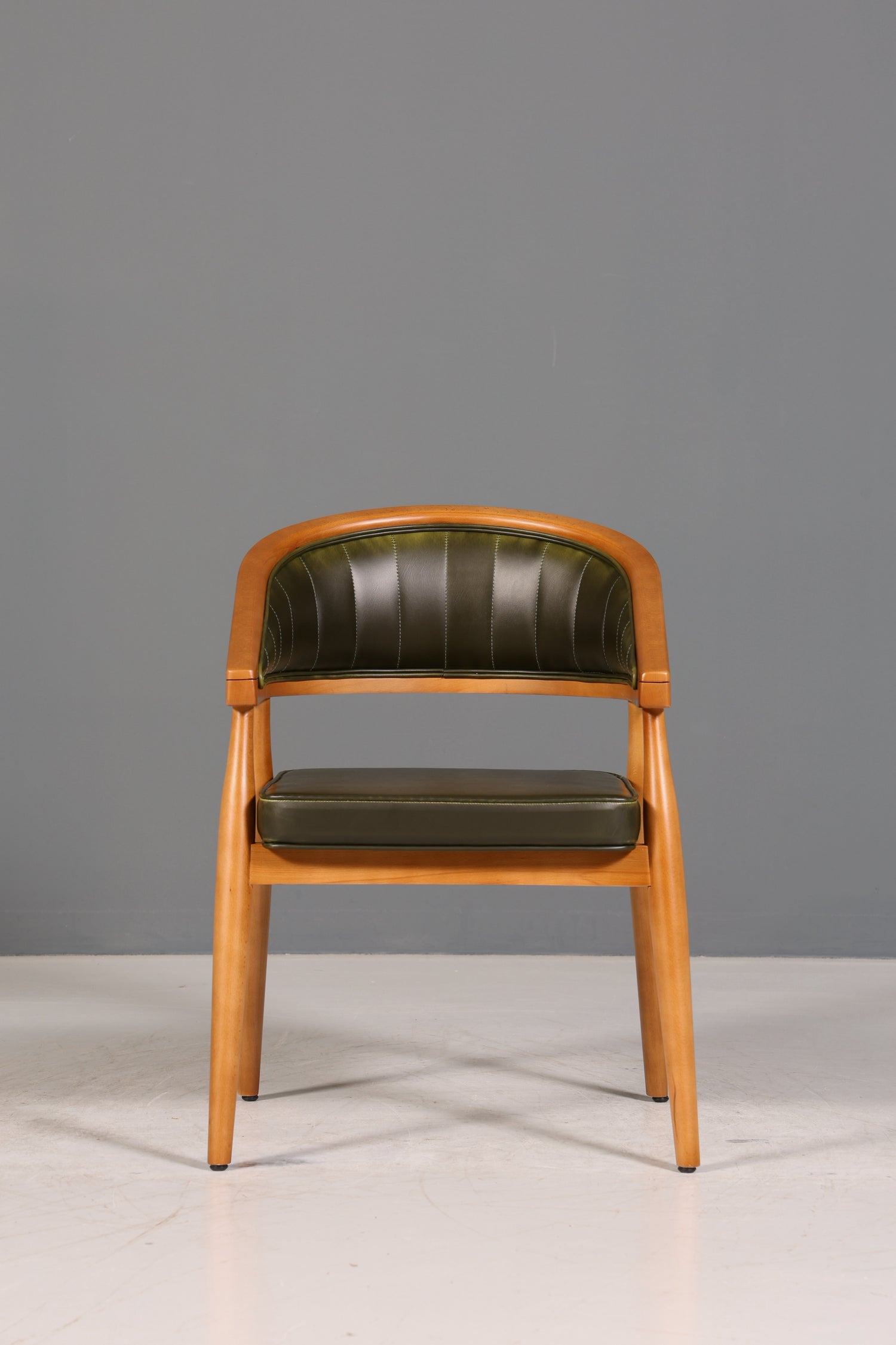 Edler Korbgeflecht Esszimmer Stuhl "Malibu Plus Green" Küchenstuhl Armlehnstuhl Buche Sekretär Stuhl