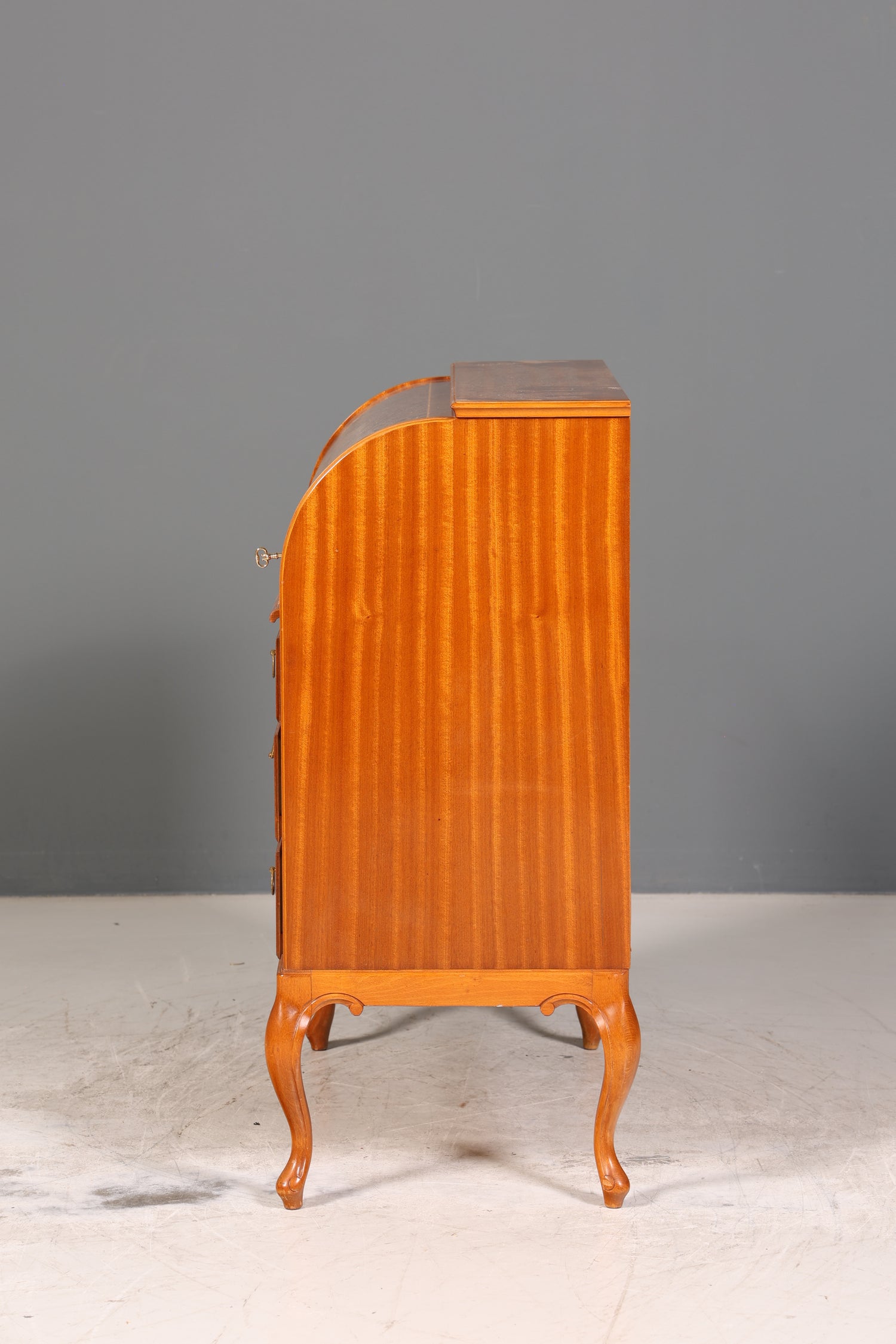 Wunderschöner Sekretär um 1940 Büro Chippendale Stil Kommode Schreibkommode Schreibtisch