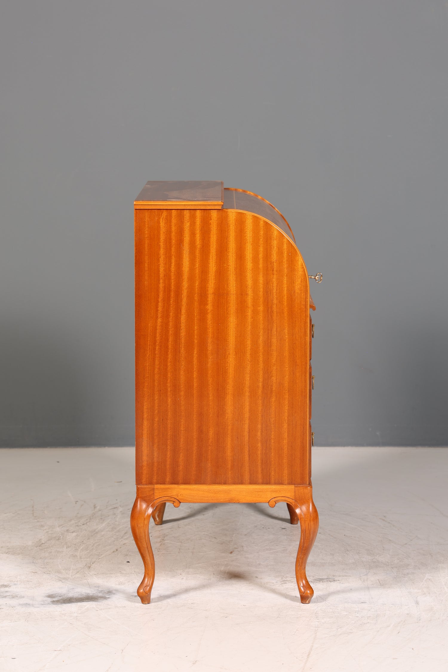 Wunderschöner Sekretär um 1940 Büro Chippendale Stil Kommode Schreibkommode Schreibtisch