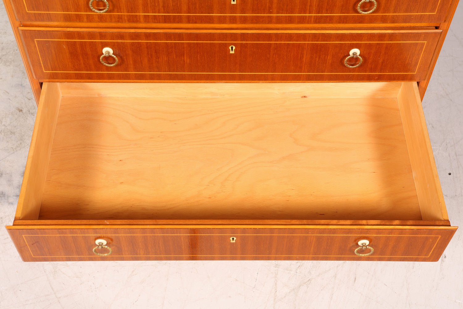 Wunderschöner Sekretär um 1940 Büro Chippendale Stil Kommode Schreibkommode Schreibtisch