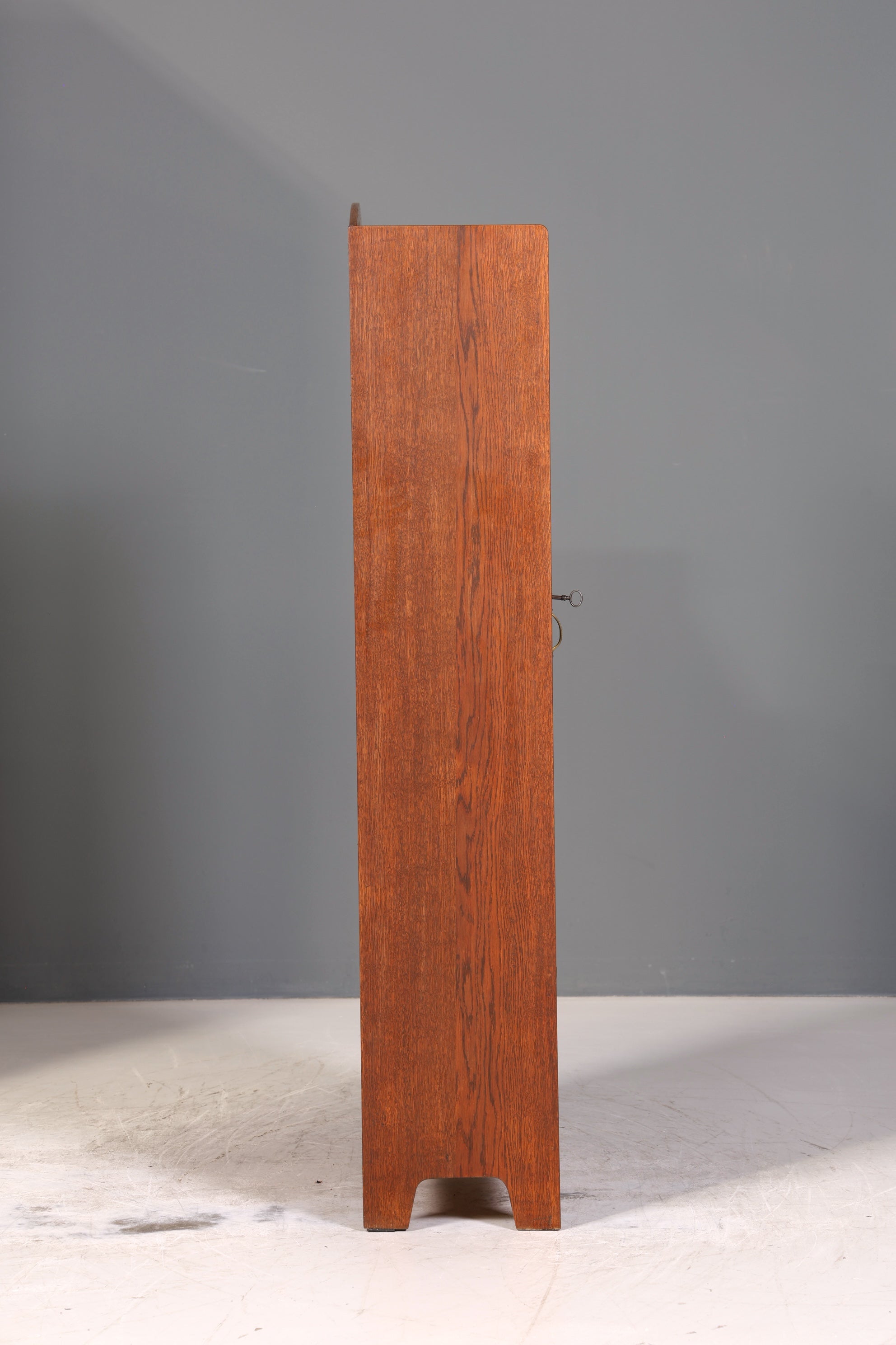 Traumhafte Jugendstil Vitrine Antike Holz Bücherschrank Eiche Antik Schrank Geschirrschrank 1 von 6