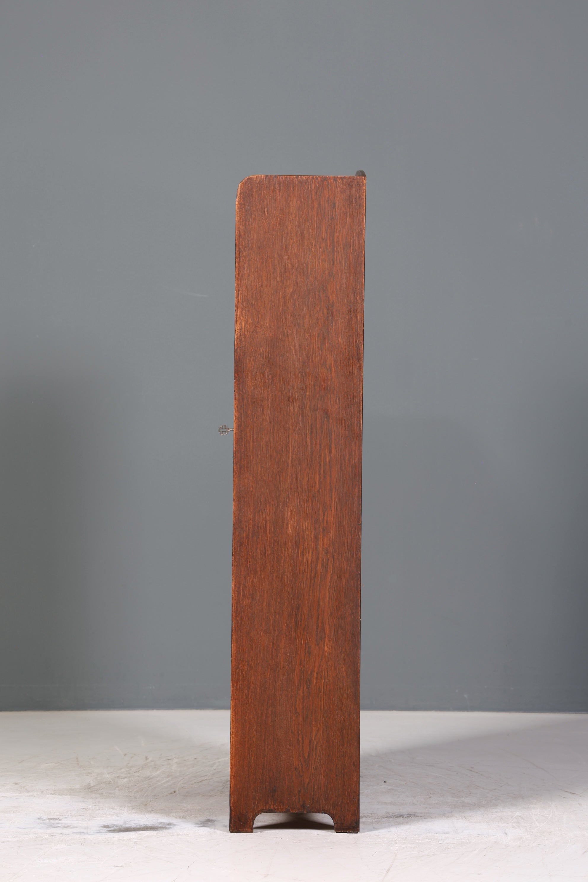 Traumhafte Jugendstil Vitrine Antike Holz Bücherschrank Eiche Antik Schrank Geschirrschrank 2 von 6