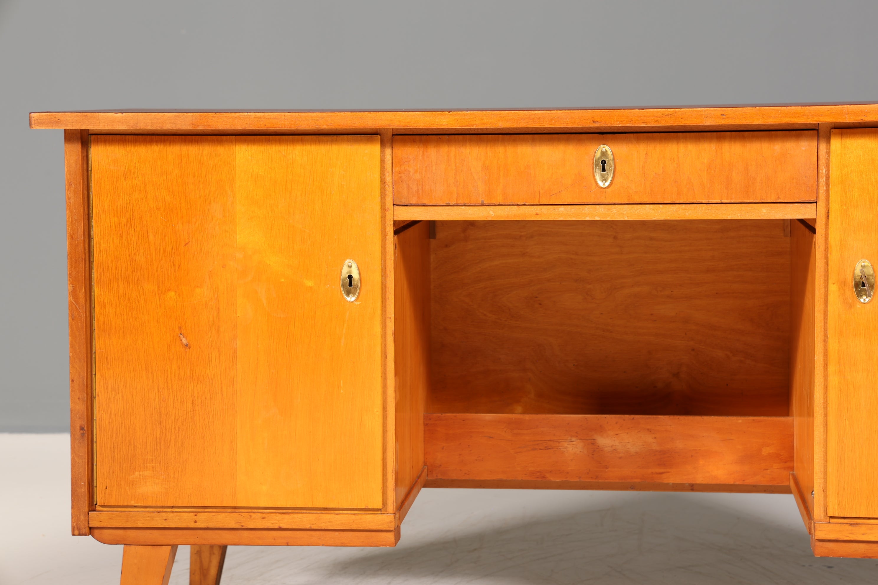 Wunderschöner Mid Century Schreibtisch Danish Design Bürotisch Vintage Office Table