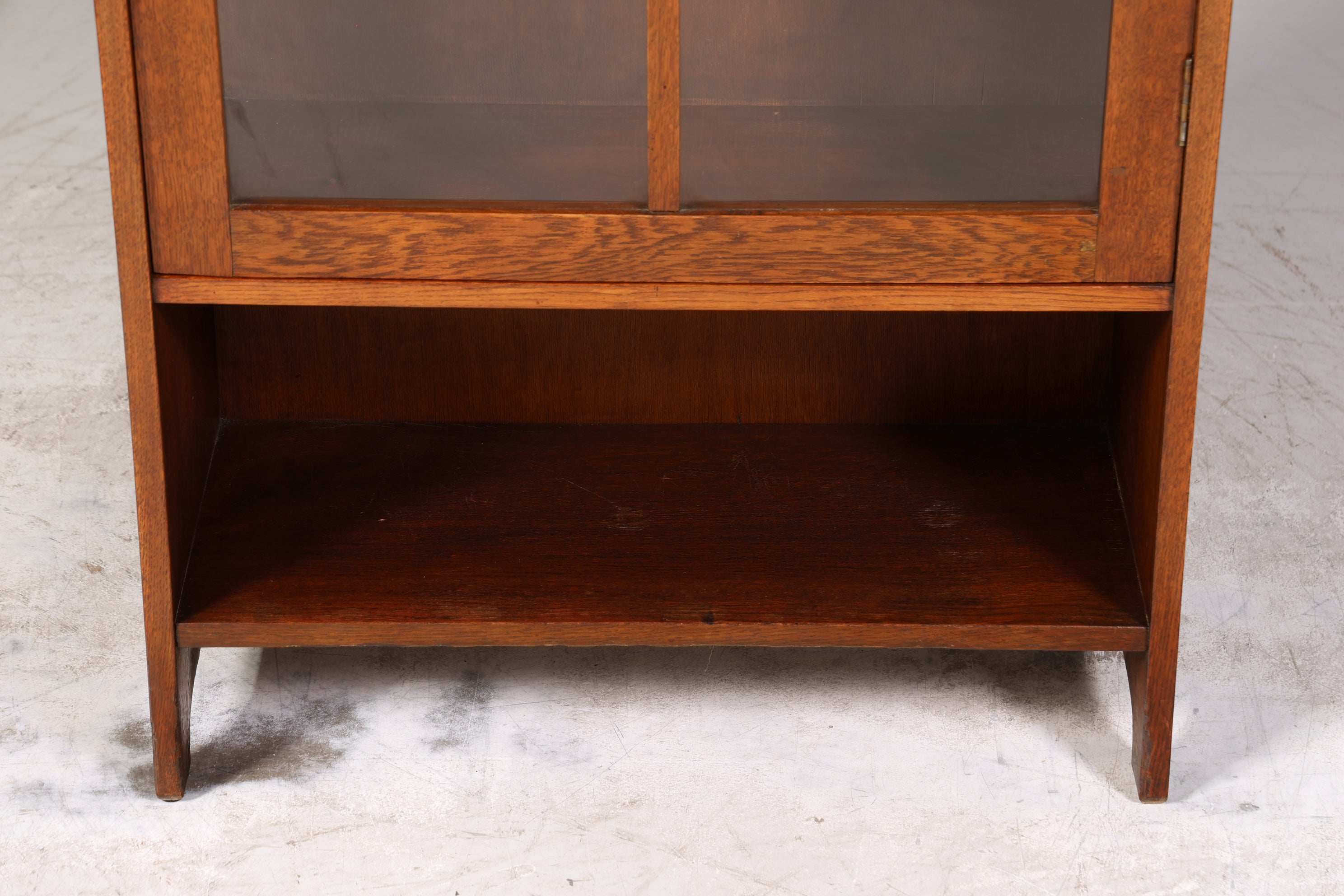 Traumhafte Jugendstil Vitrine Antike Holz Bücherschrank Eiche Antik Schrank Geschirrschrank 3 von 6