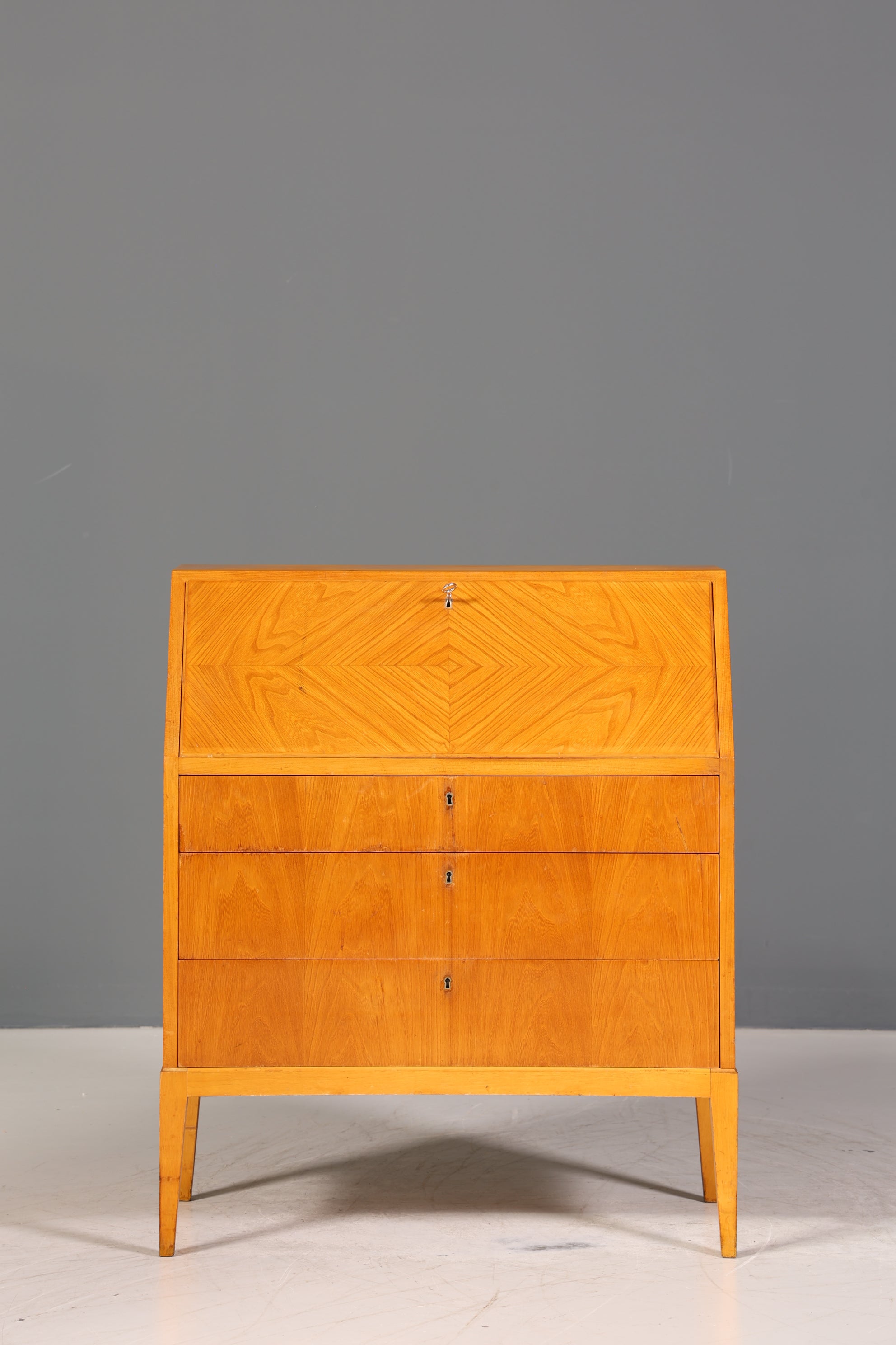 Wunderschöner Sekretär im Biedermeier Stil um 1930 echt Holz Schreibmöbel Kommode