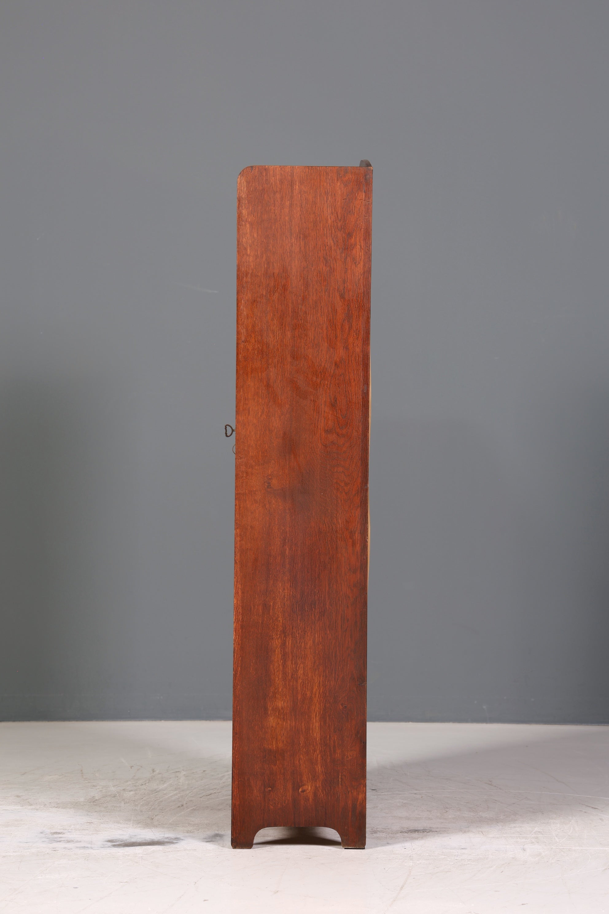 Traumhafte Jugendstil Vitrine Antike Holz Bücherschrank Eiche Antik Schrank Geschirrschrank 4 von 6