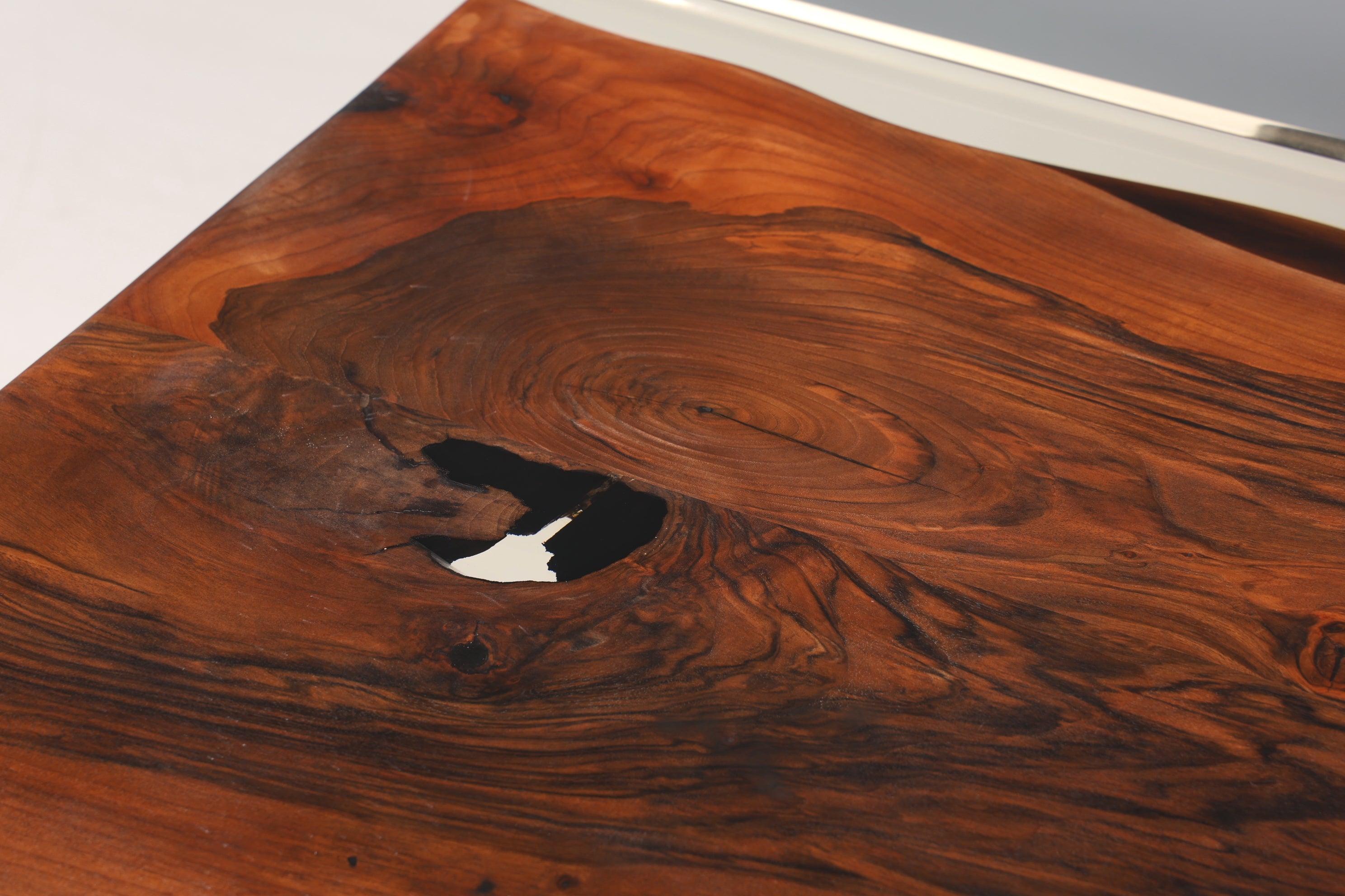 Beeindruckender Epoxidharz Tisch 200-90cm Nussbaum Esszimmer Tisch River Table Küchentisch