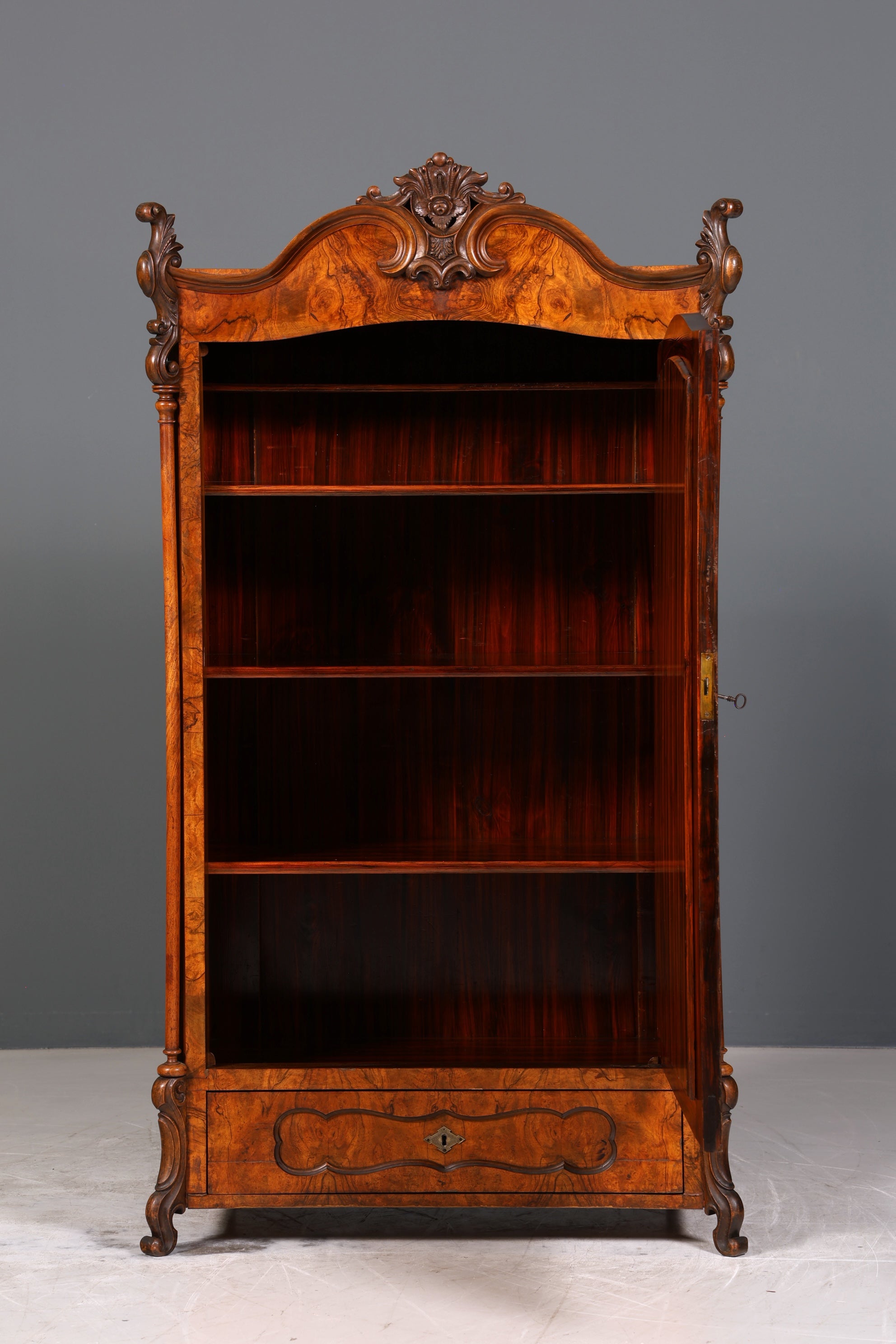Traumhafter Louis Philippe Schrank Biedermeier Kleiderschrank echt Holz Wäscheschrank um 1880