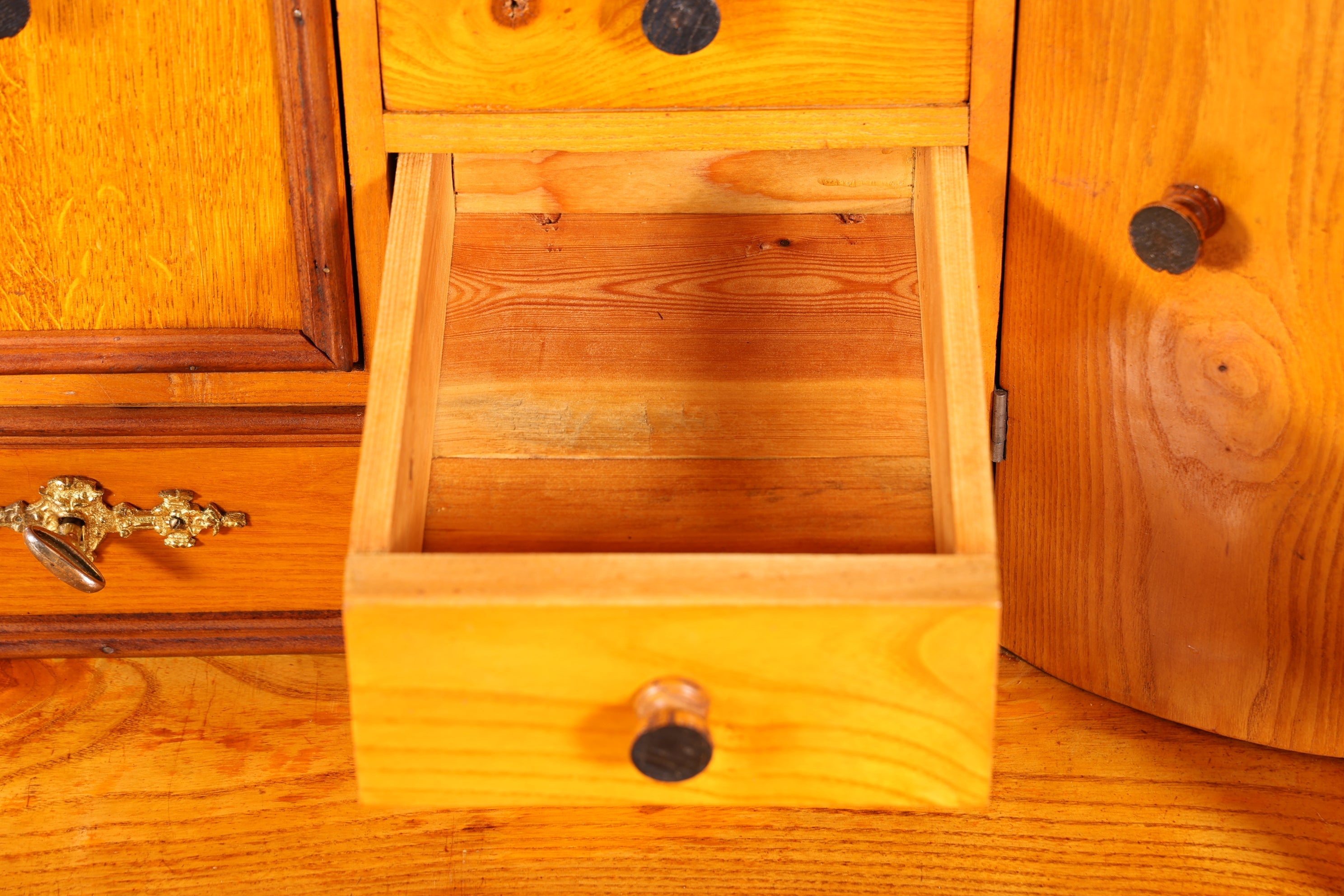 Wunderschöner Gründerzeit Sekretär Vertiko Highboard Louis Philippe Kommode Sekretär Schrank um 1880