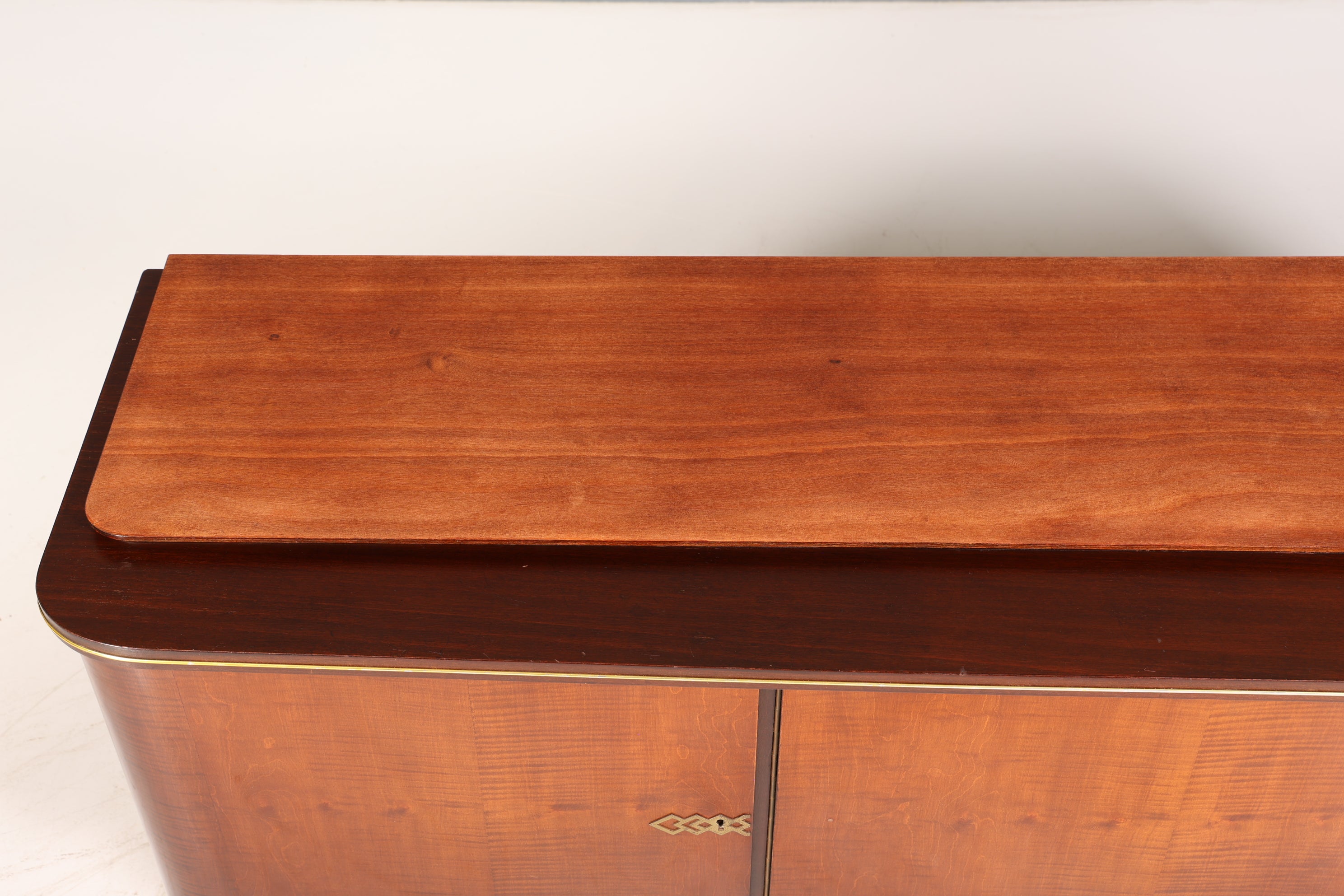 Schlichtes Mid Century Sideboard Vintage TV Kommode 60s Retro Schrank