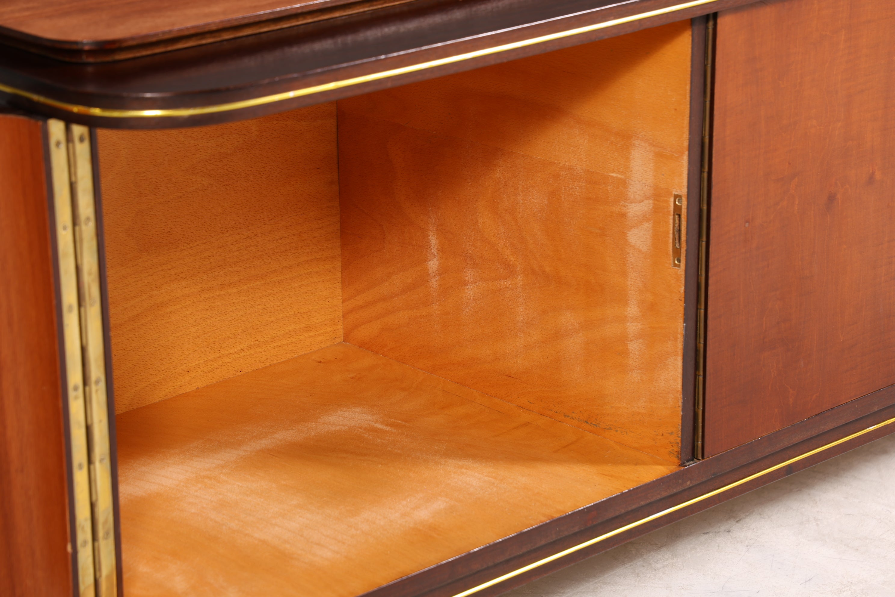 Schlichtes Mid Century Sideboard Vintage TV Kommode 60s Retro Schrank
