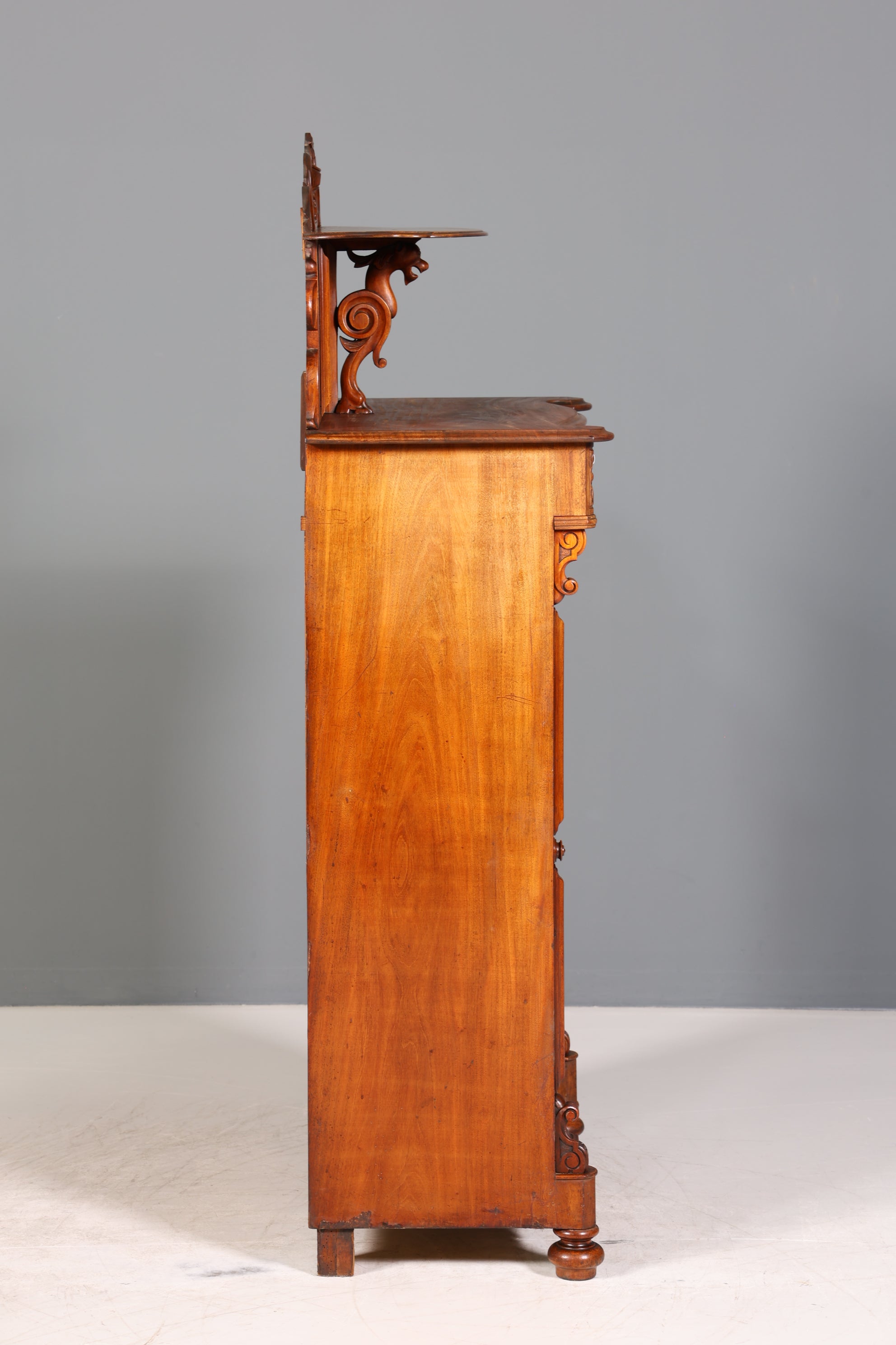 Traumhafter Louis Philippe Schrank um 1880 Gründerzeit Vertiko Aufsatz Schrank